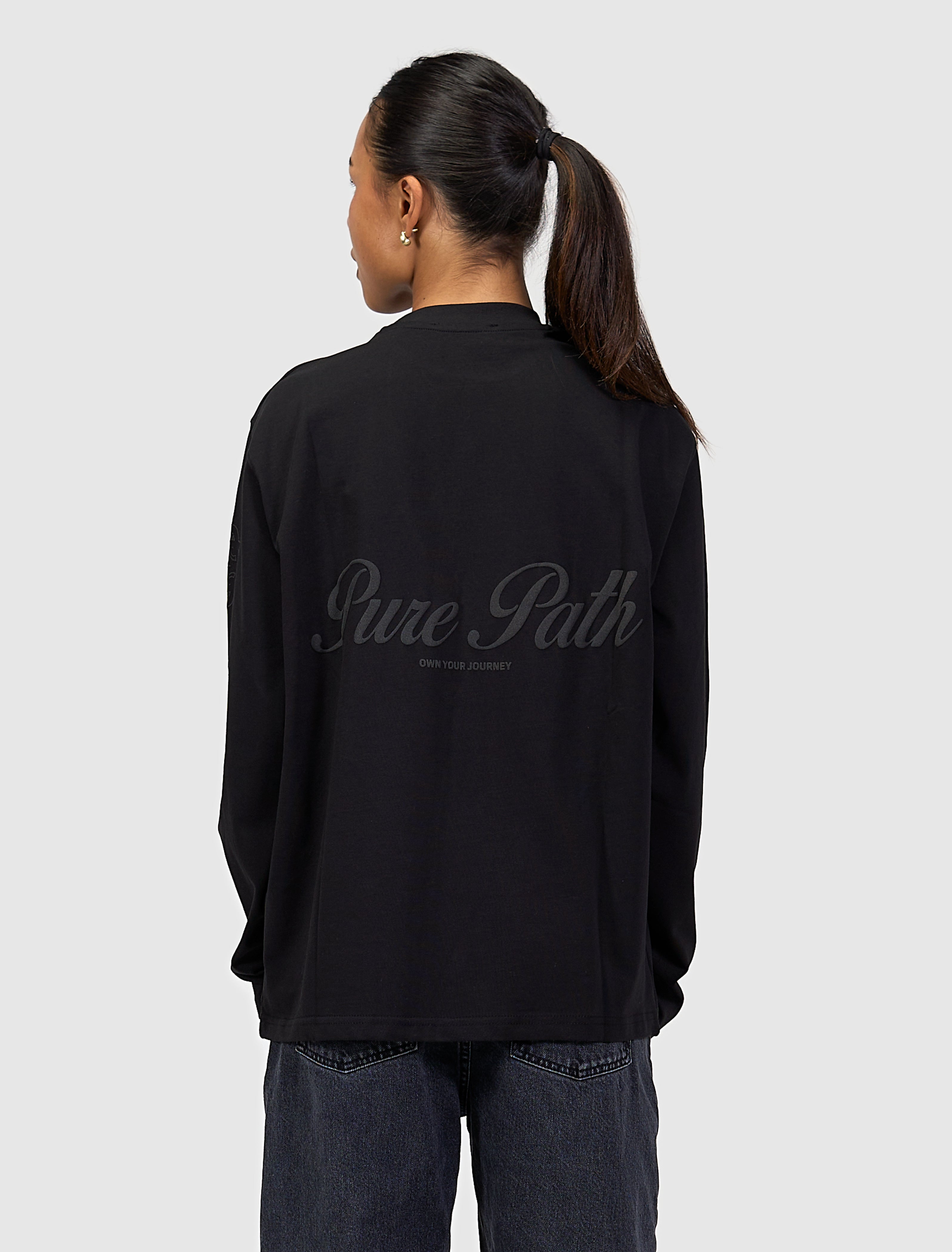 Essence Of Life Longsleeve T-shirt | Black