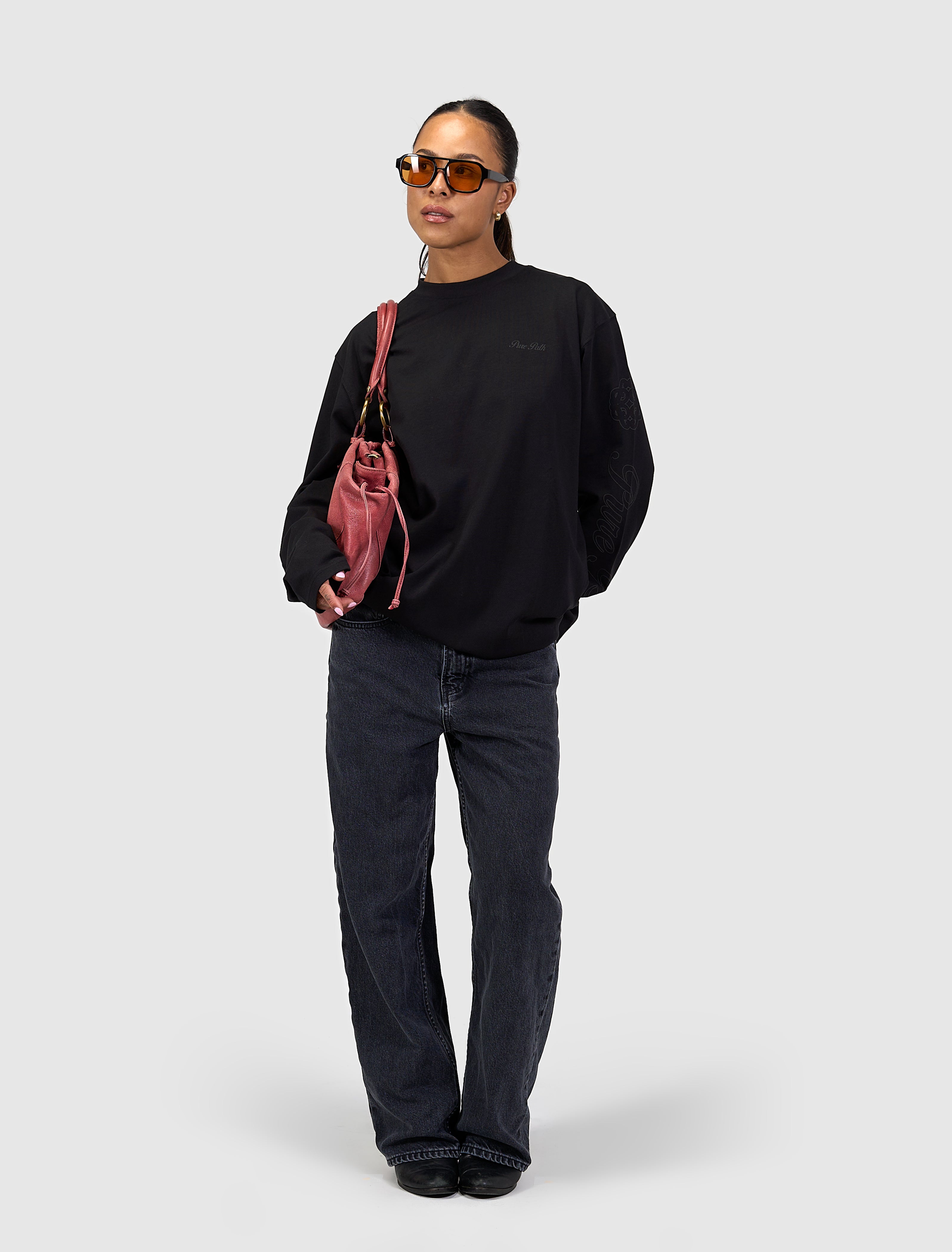 Essence Of Life Longsleeve T-shirt | Black