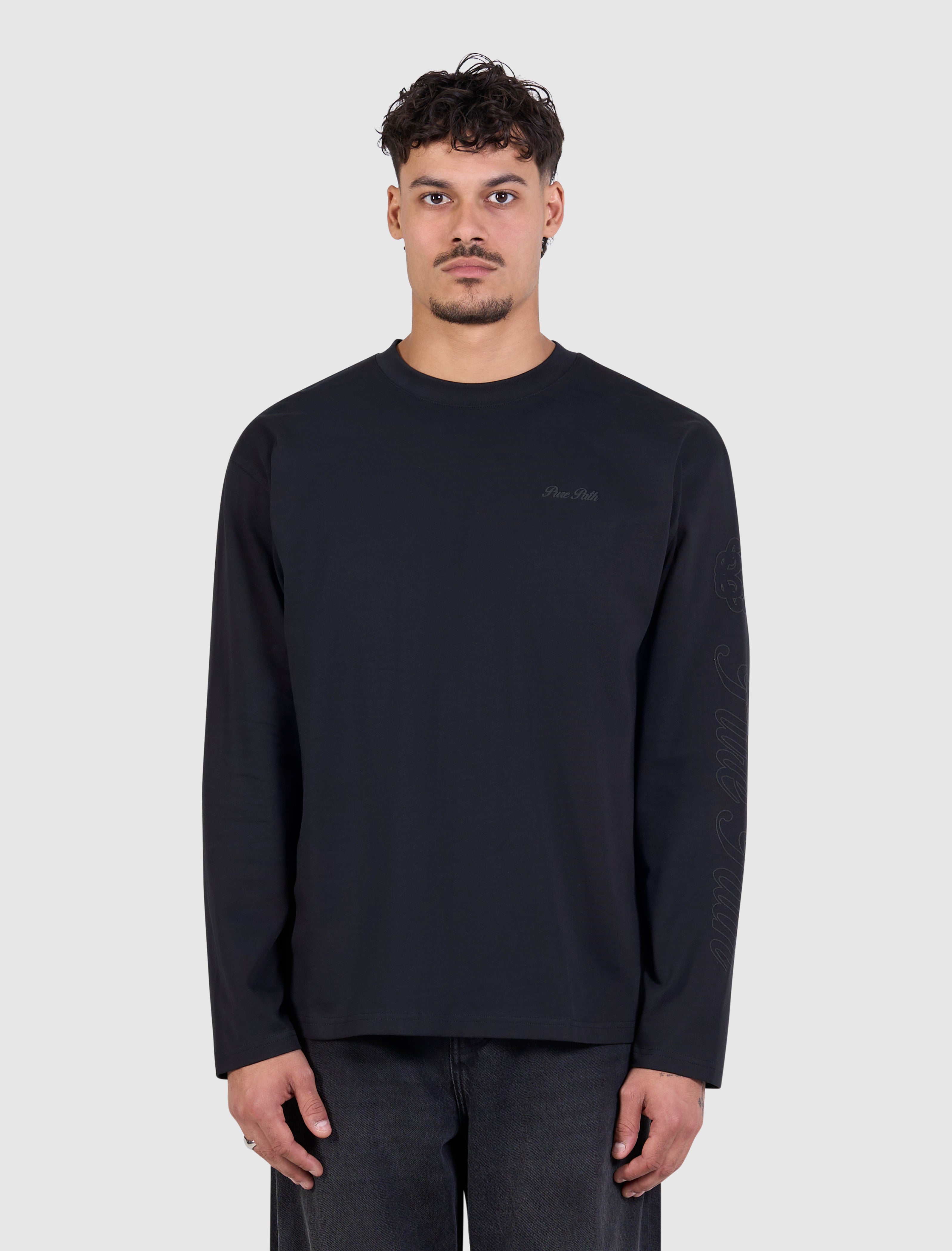Essence Of Life Longsleeve T-shirt | Black
