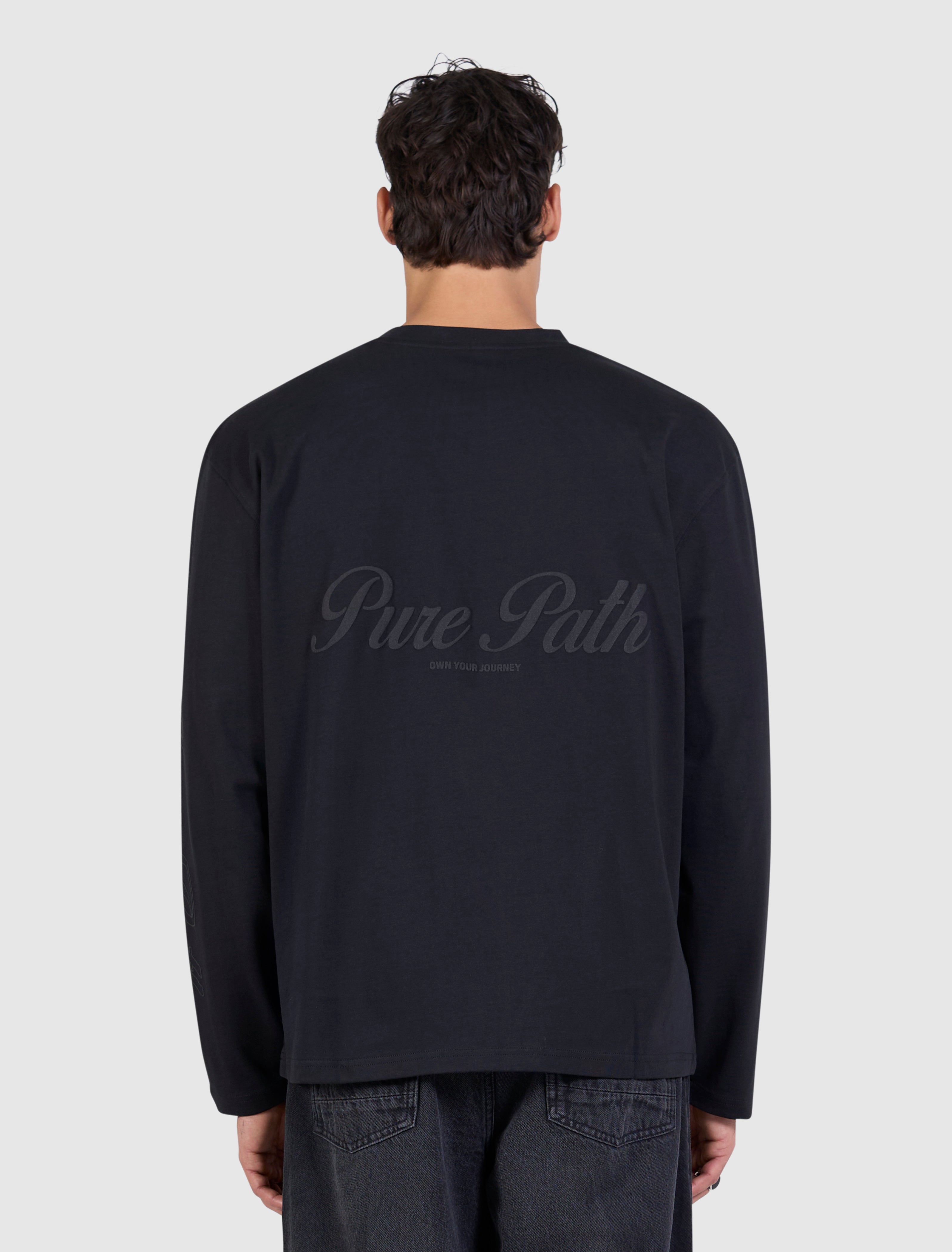 Essence Of Life Longsleeve T-shirt | Black