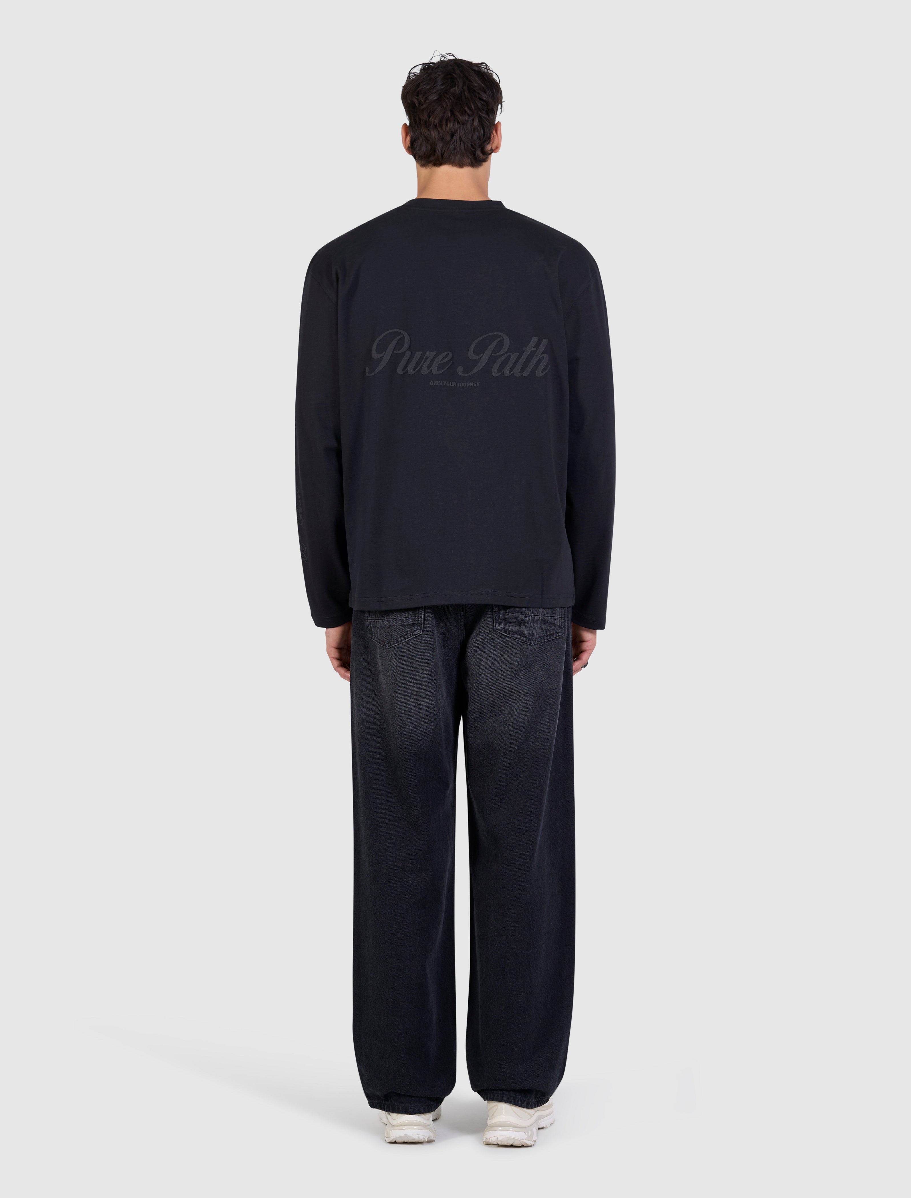 Essence Of Life Longsleeve T-shirt | Black