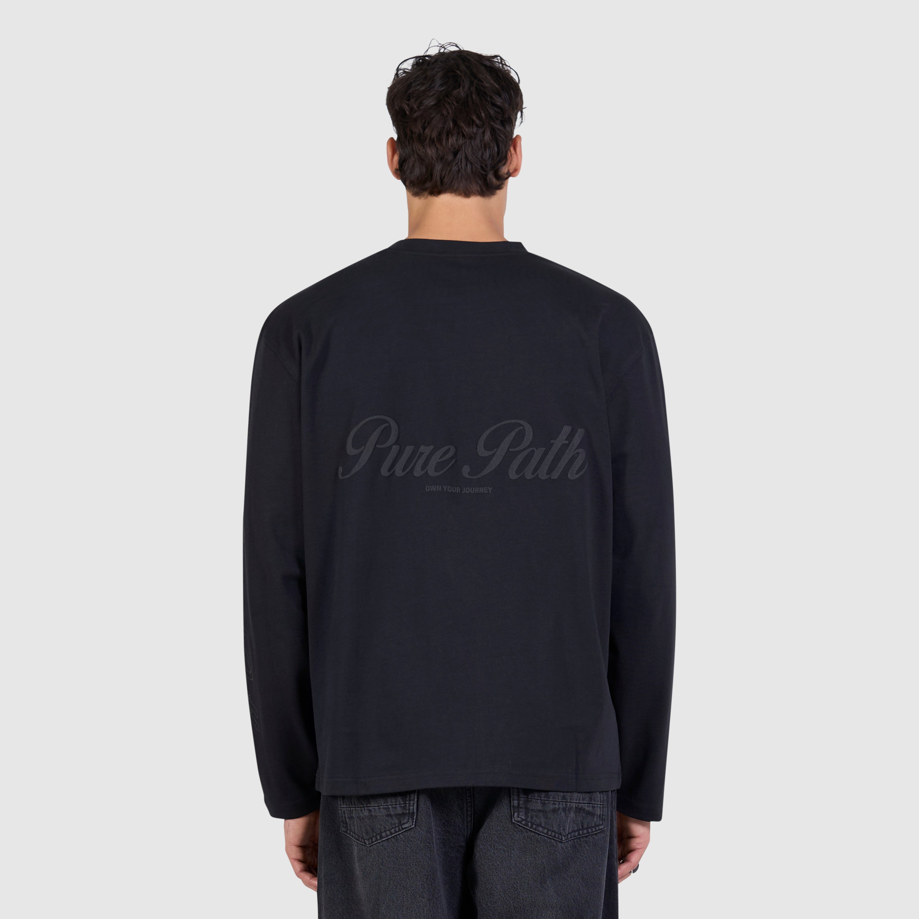 Essence Of Life Longsleeve T-shirt | Black