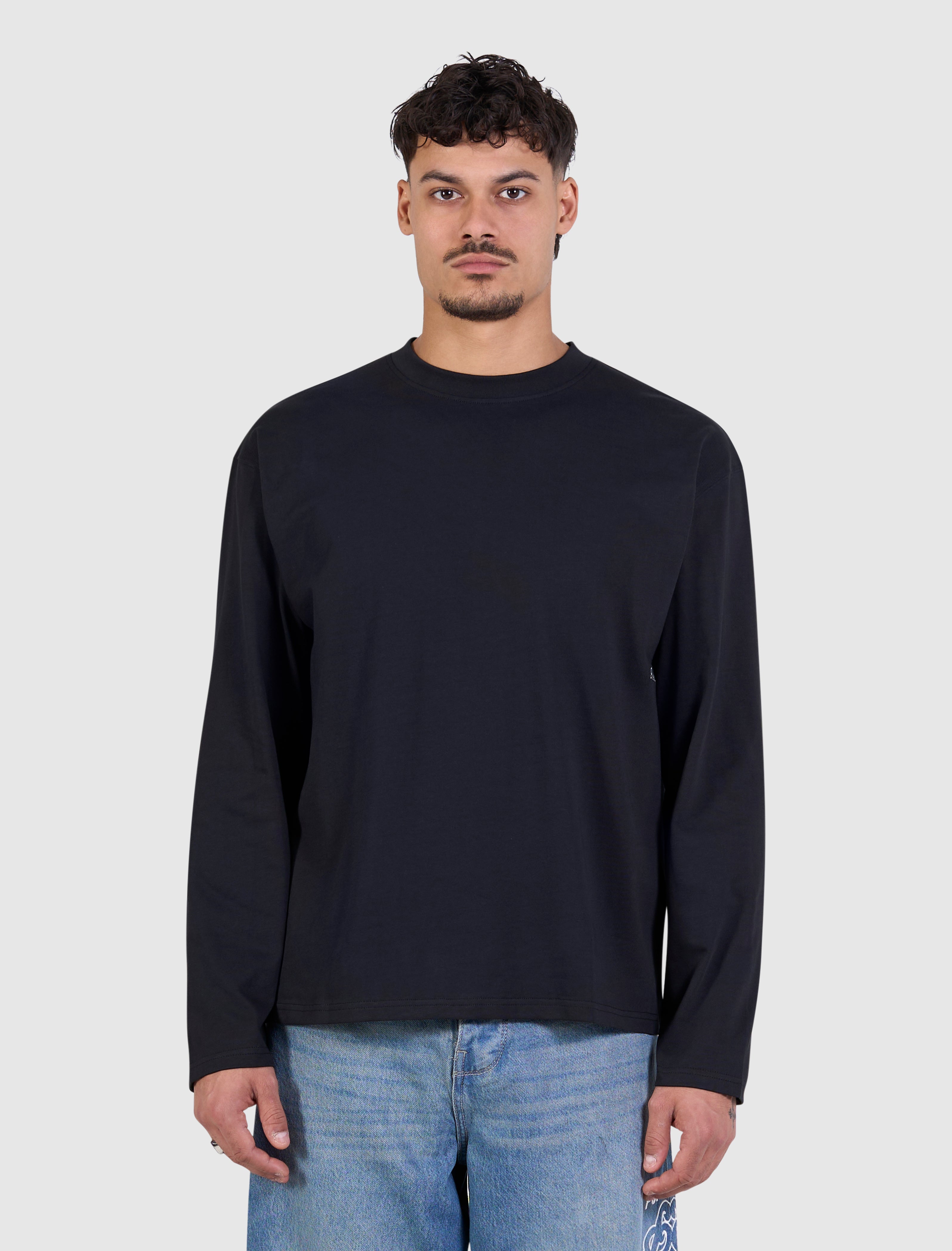 Society Longsleeve T-shirt | Black