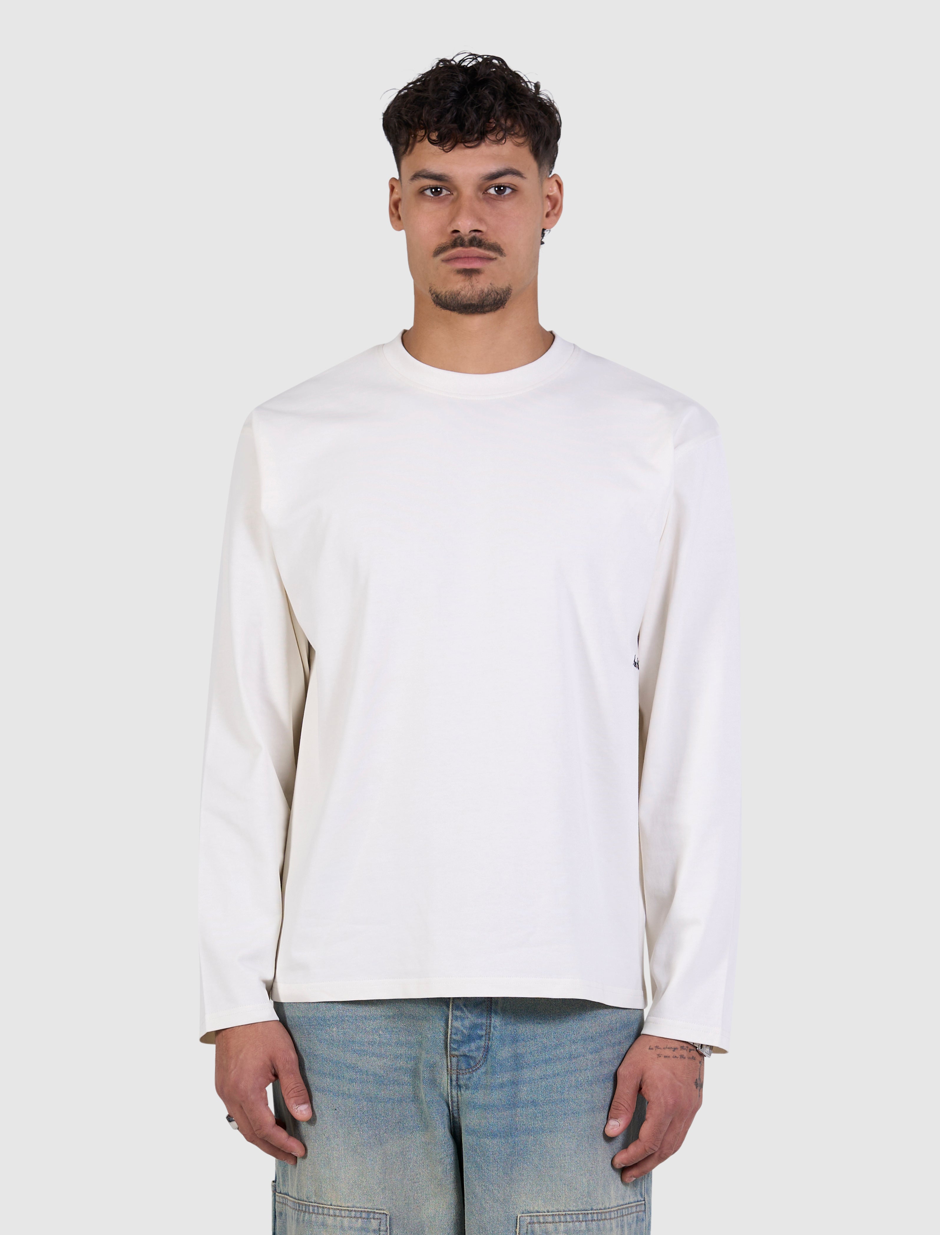 Society Longsleeve T-shirt | Off White