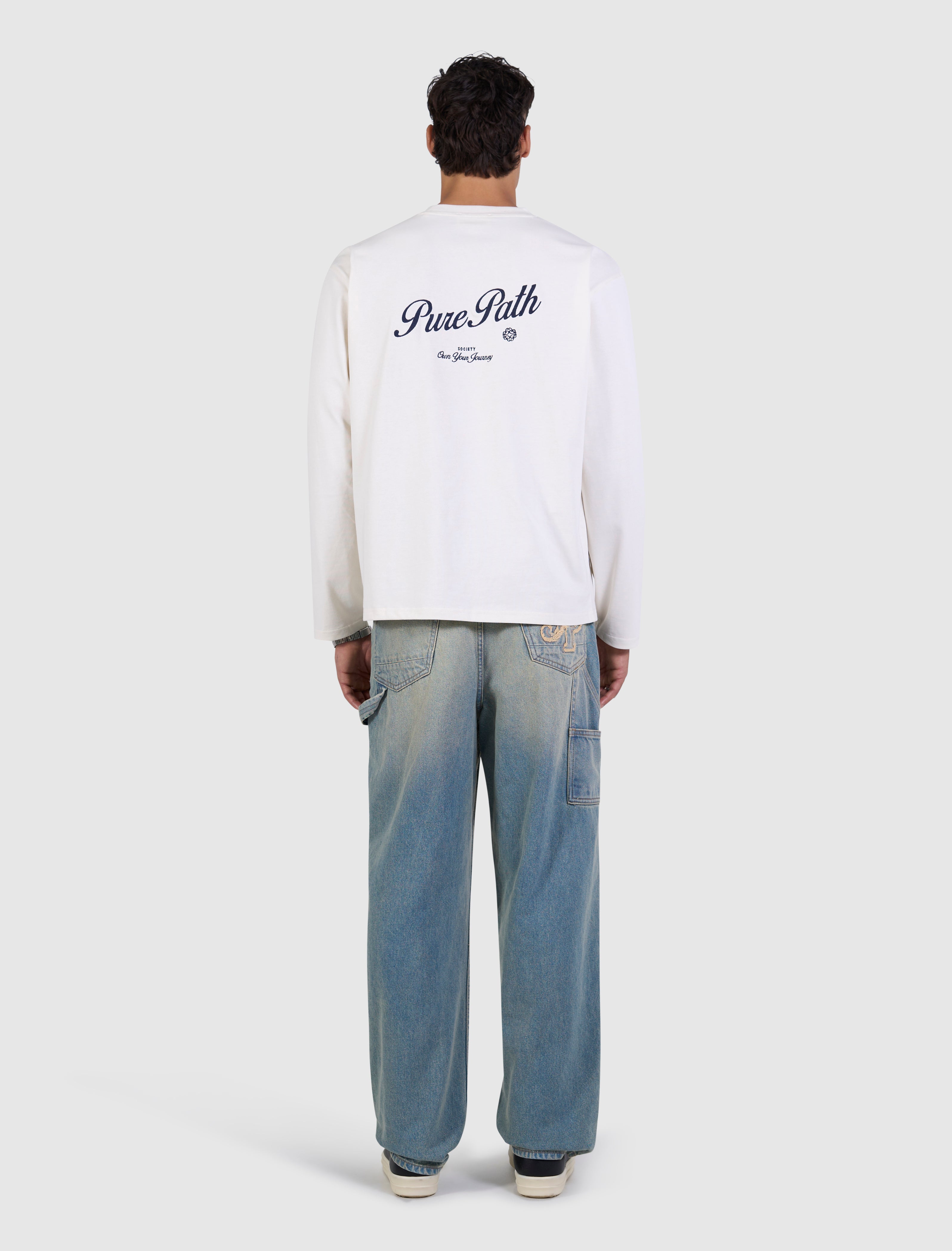 Society Longsleeve T-shirt | Off White