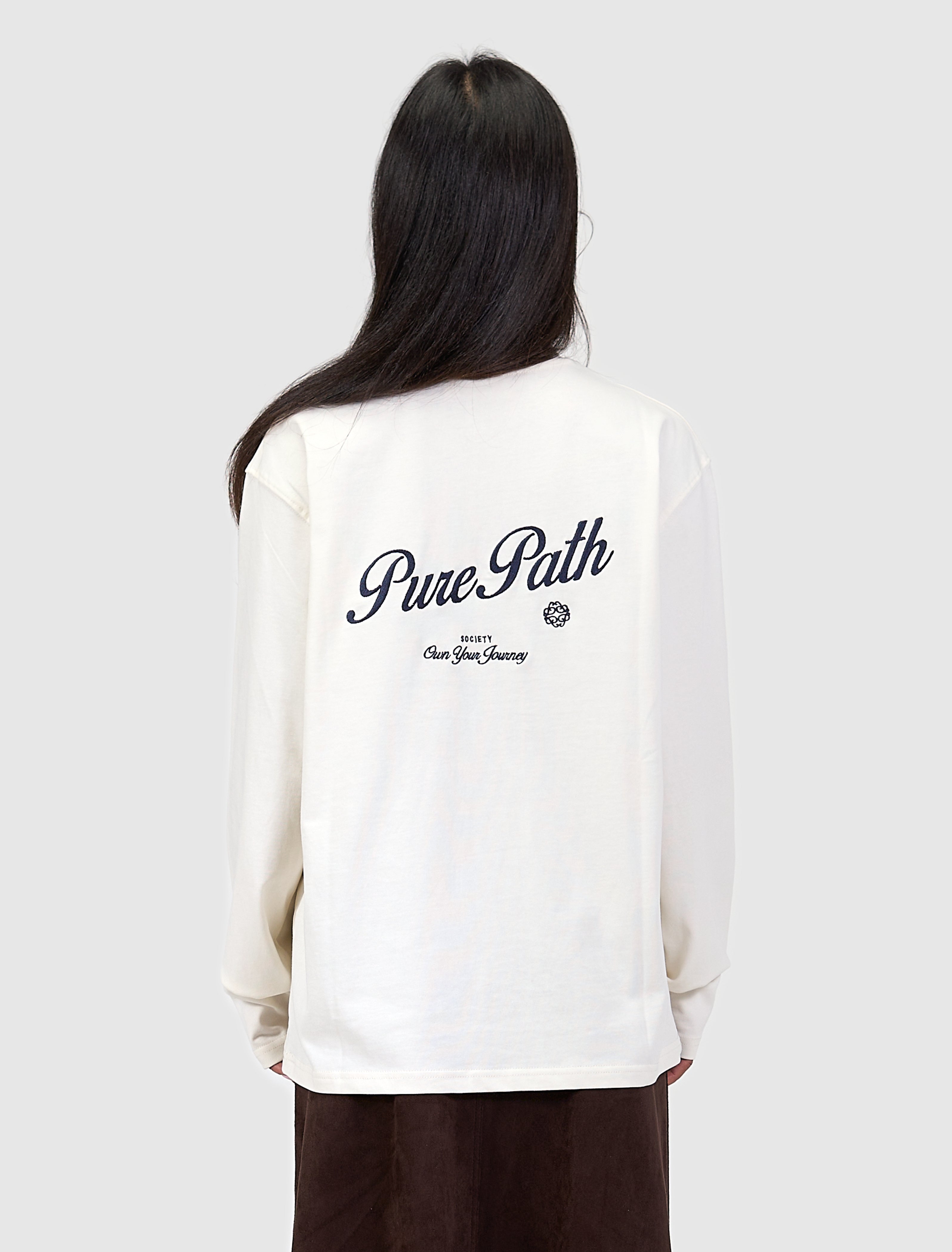 Society Longsleeve T-shirt | Off White