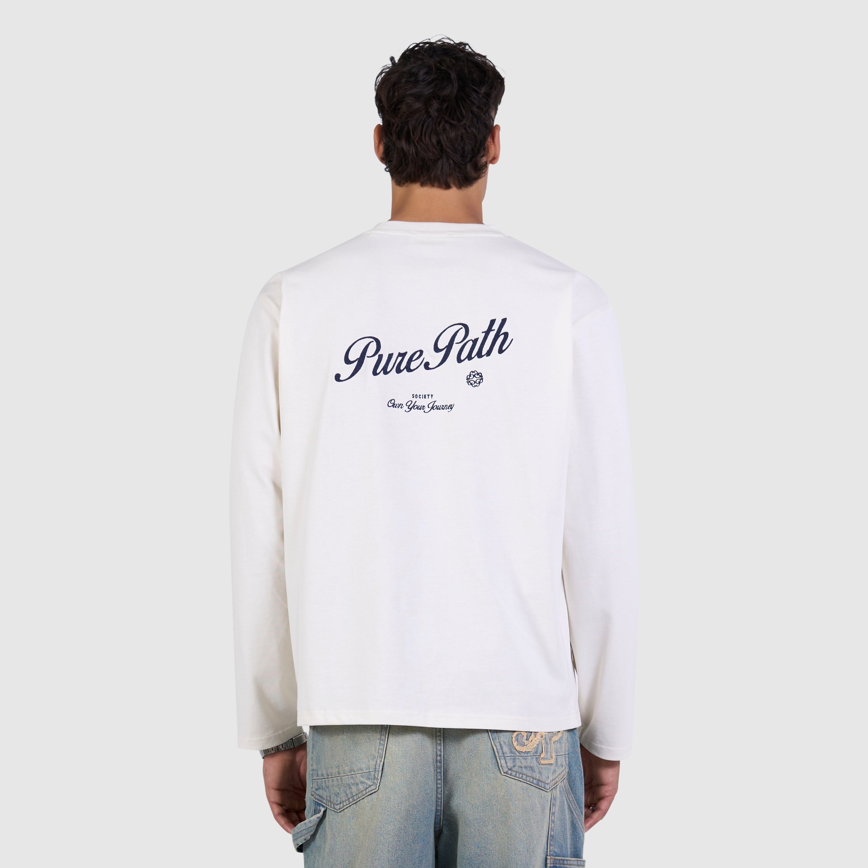 Society Longsleeve T-shirt | Off White
