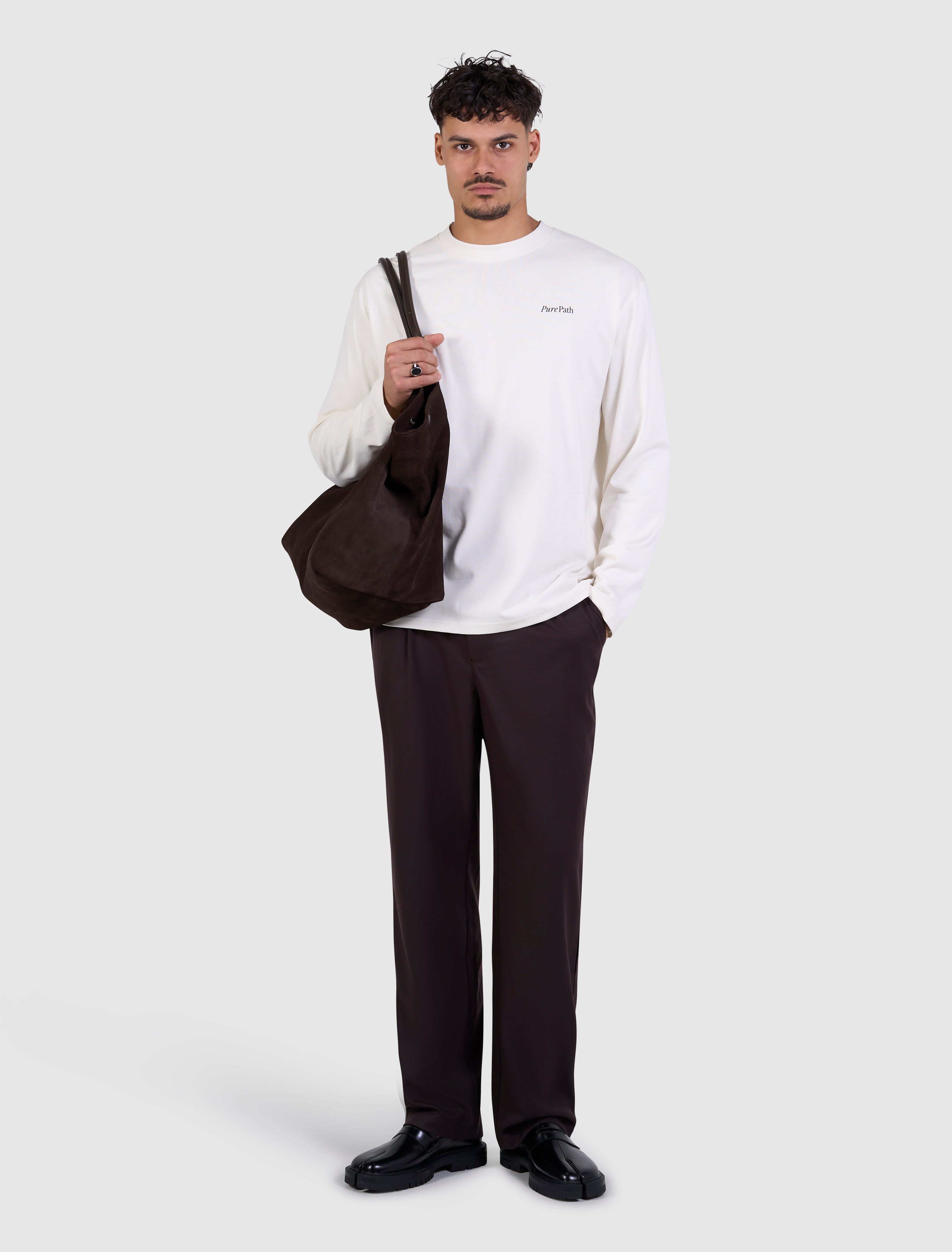 Mirror Logo Longsleeve T-shirt | Off White