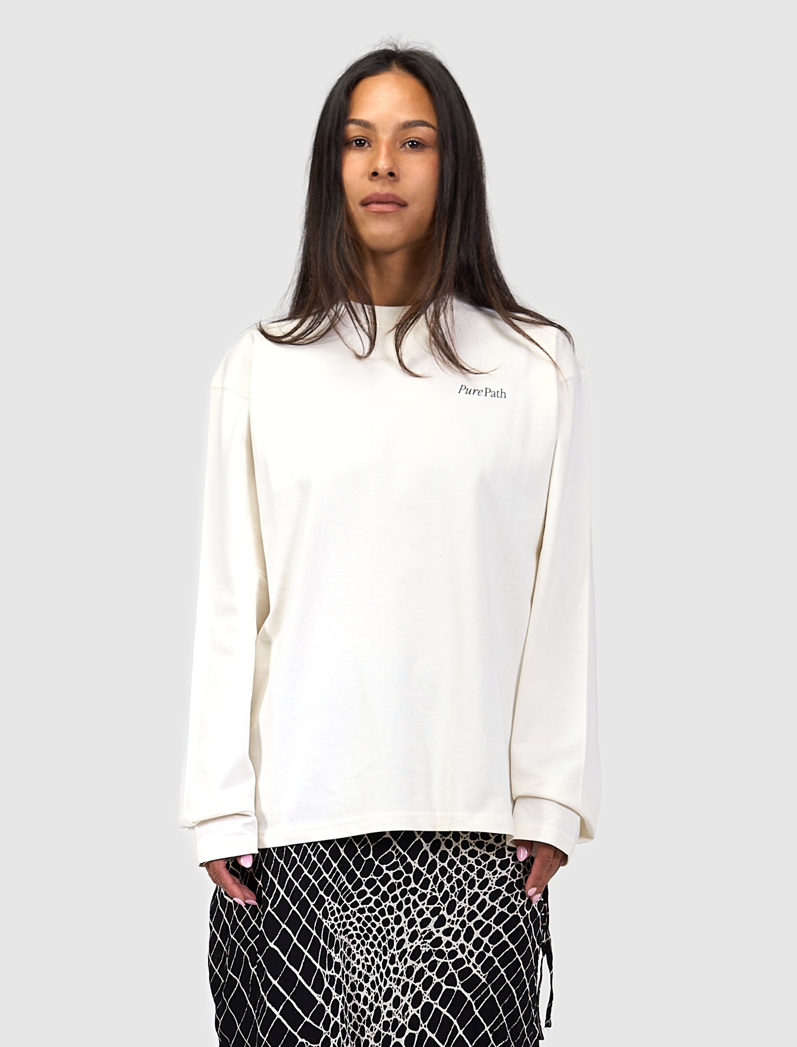 Mirror Logo Longsleeve T-shirt | Off White