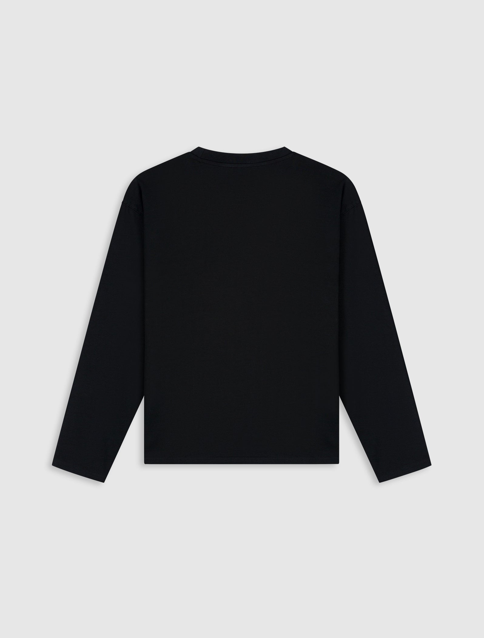 Emblem Logo Longsleeve T-shirt | Black
