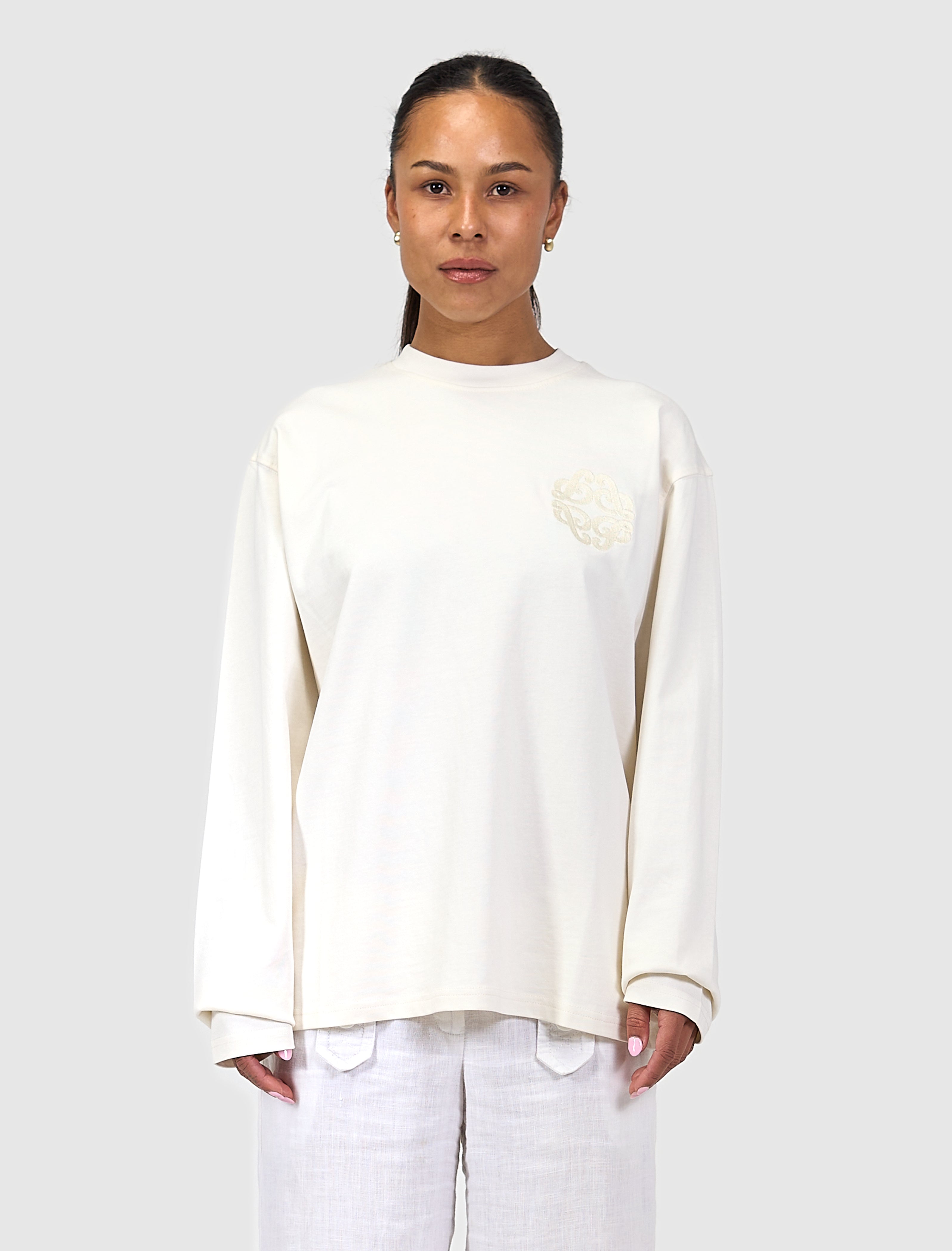 Emblem Logo Longsleeve T-shirt | Off White
