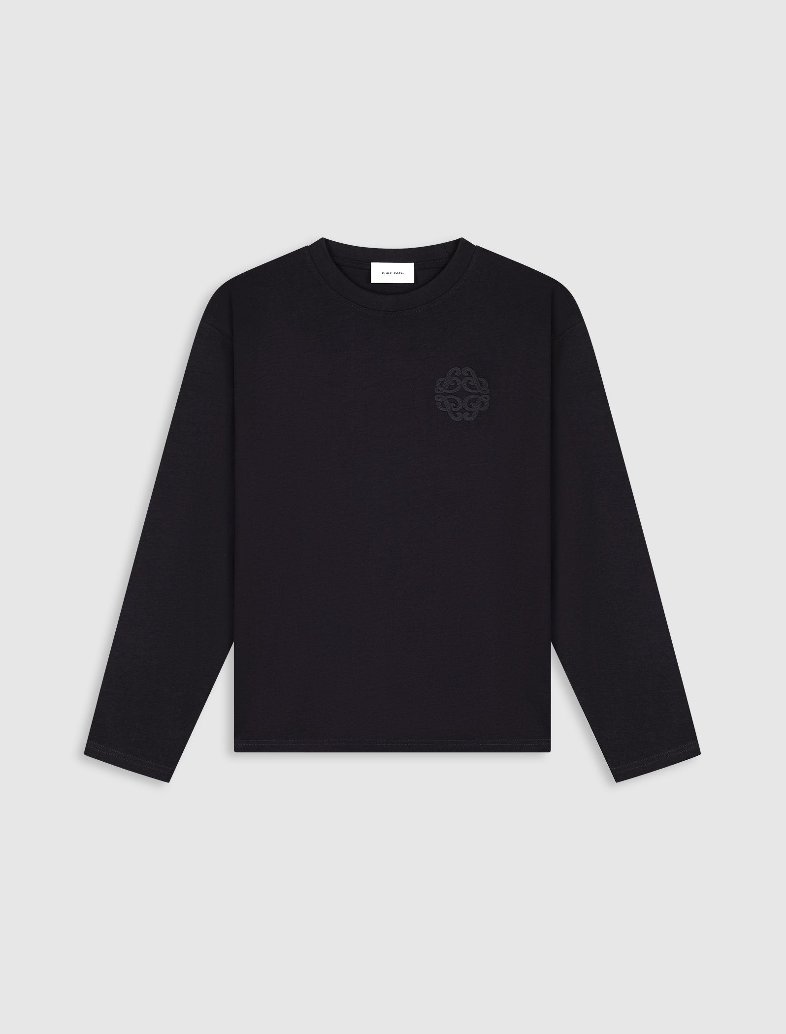 Emblem Logo Longsleeve T-shirt | Dark Brown