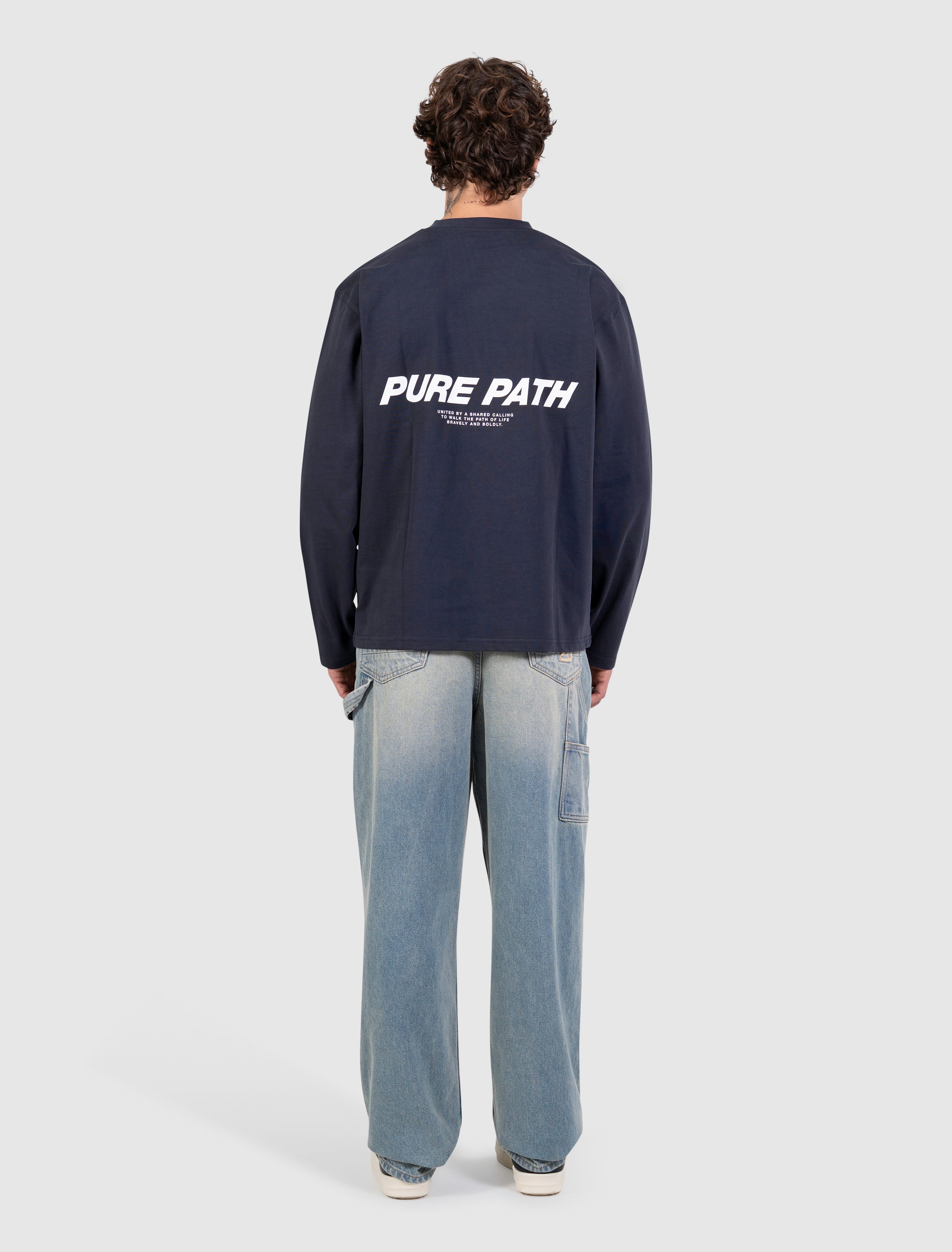 United Longsleeve T-shirt | Dark Navy