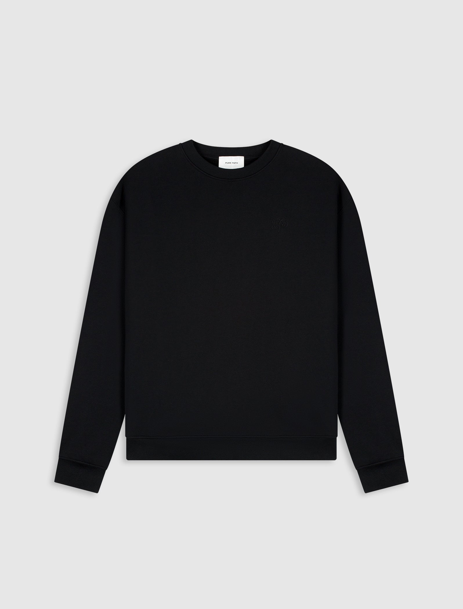 Essentials Initials Sweater | Black