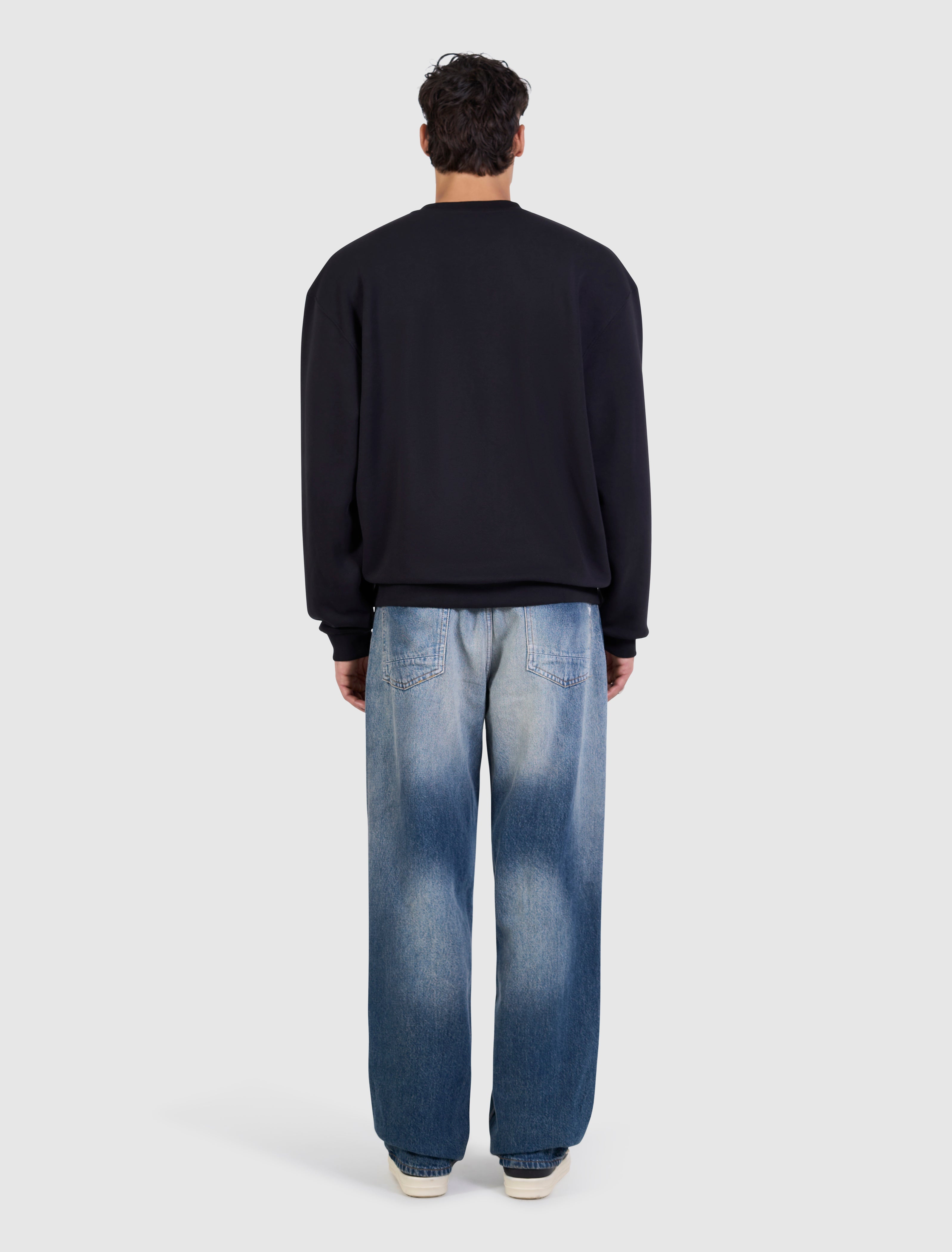 Essentials Initials Sweater | Black