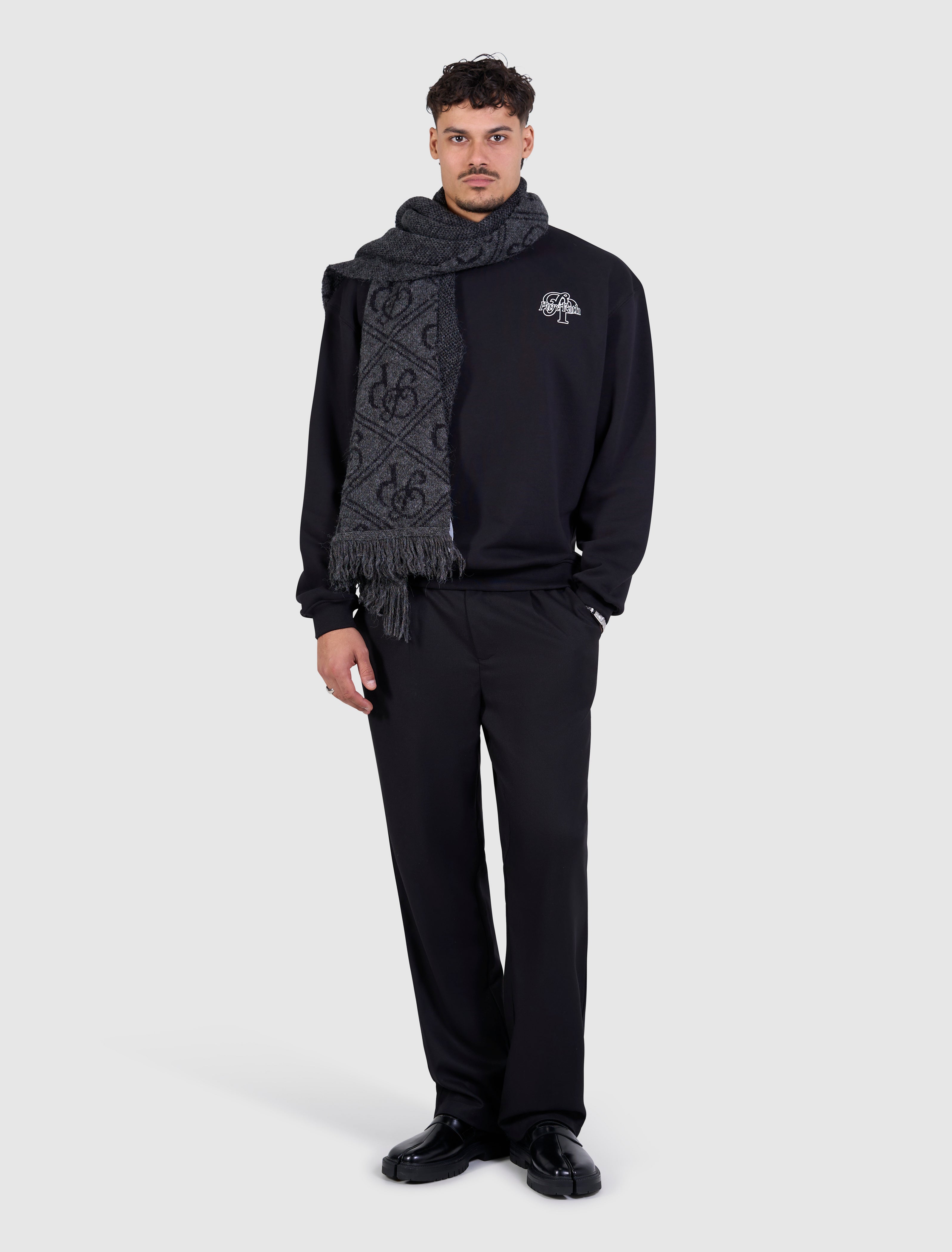 Initials Sweater | Black