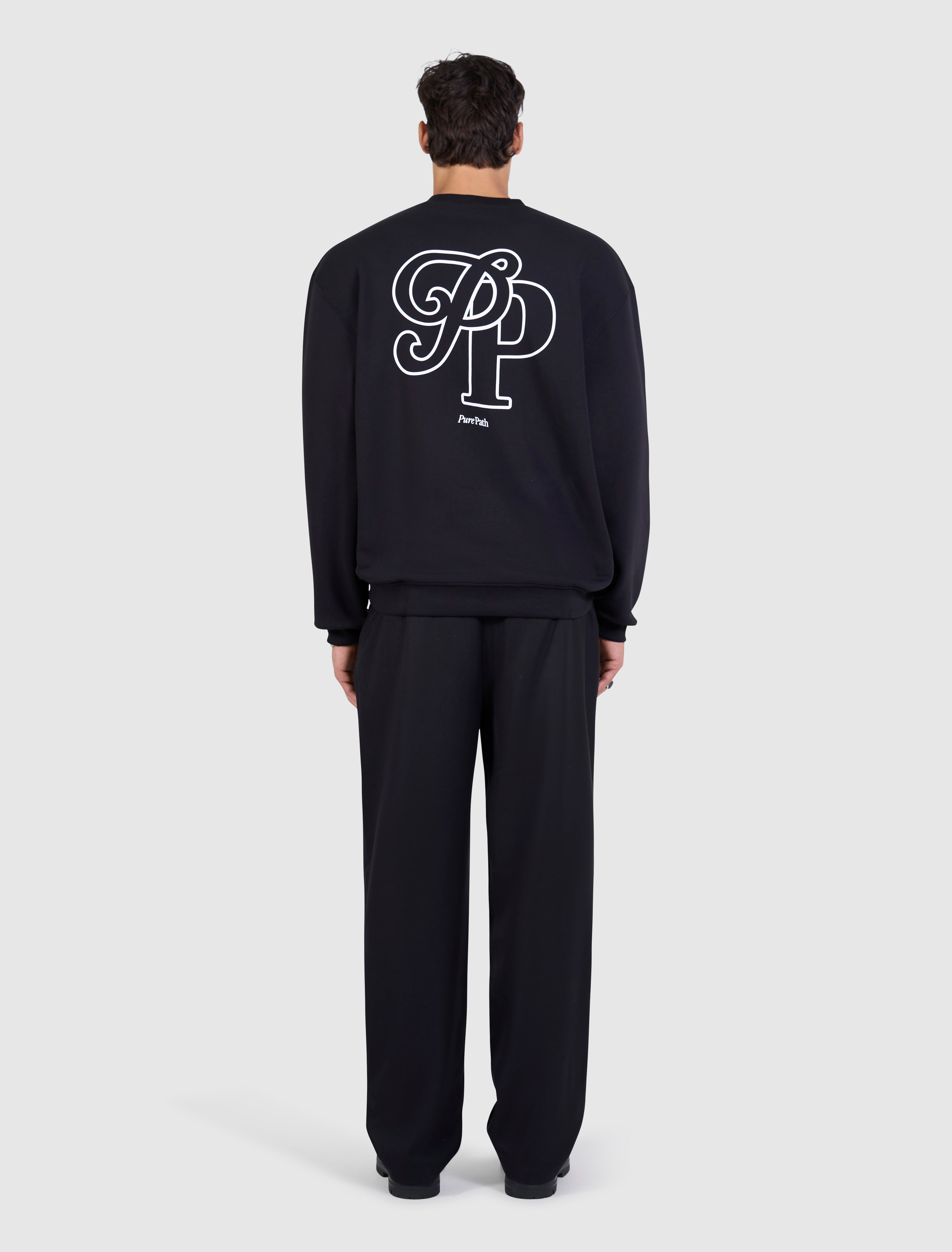 Initials Sweater | Black