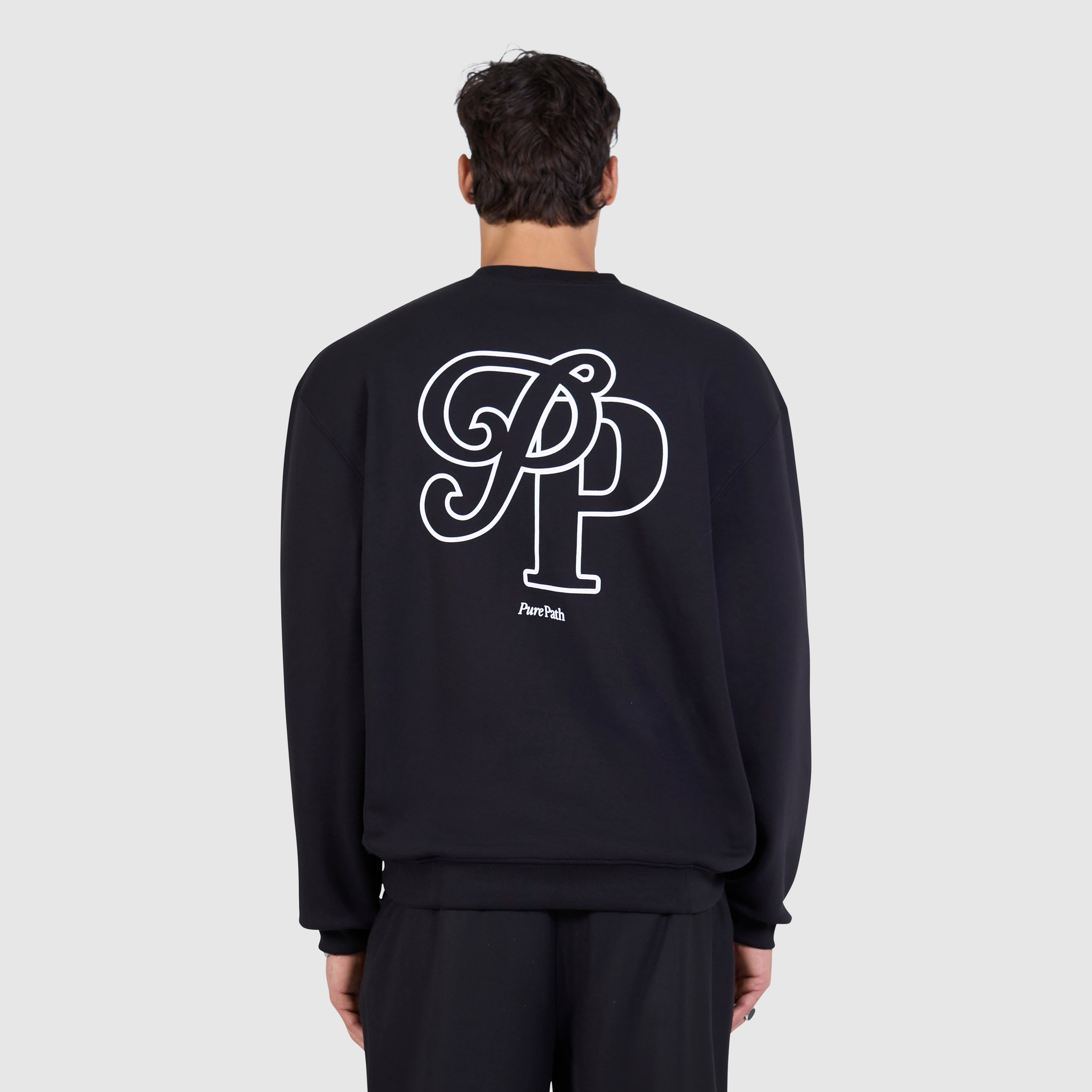 Initials Sweater | Black