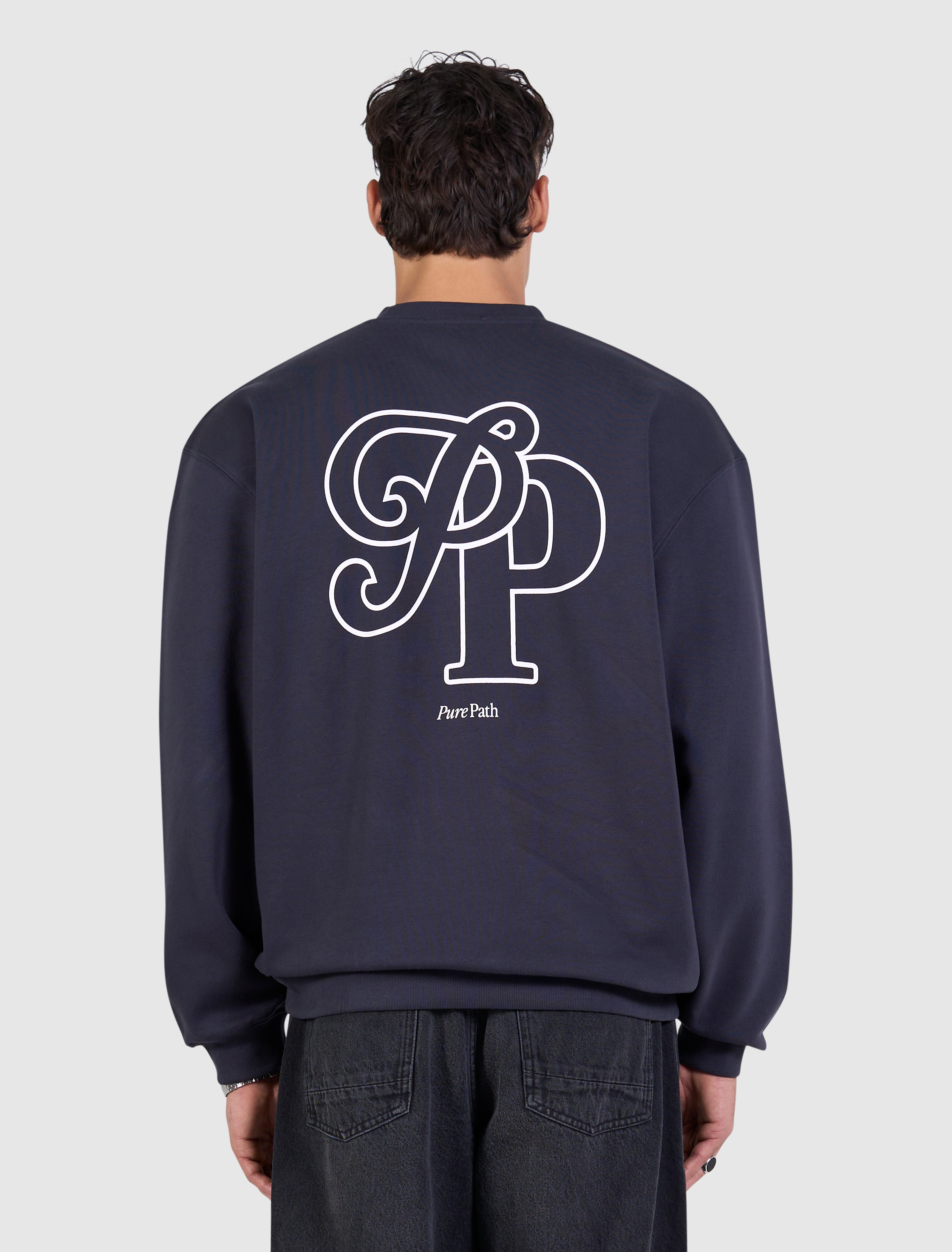 Initials Sweater | Dark Navy