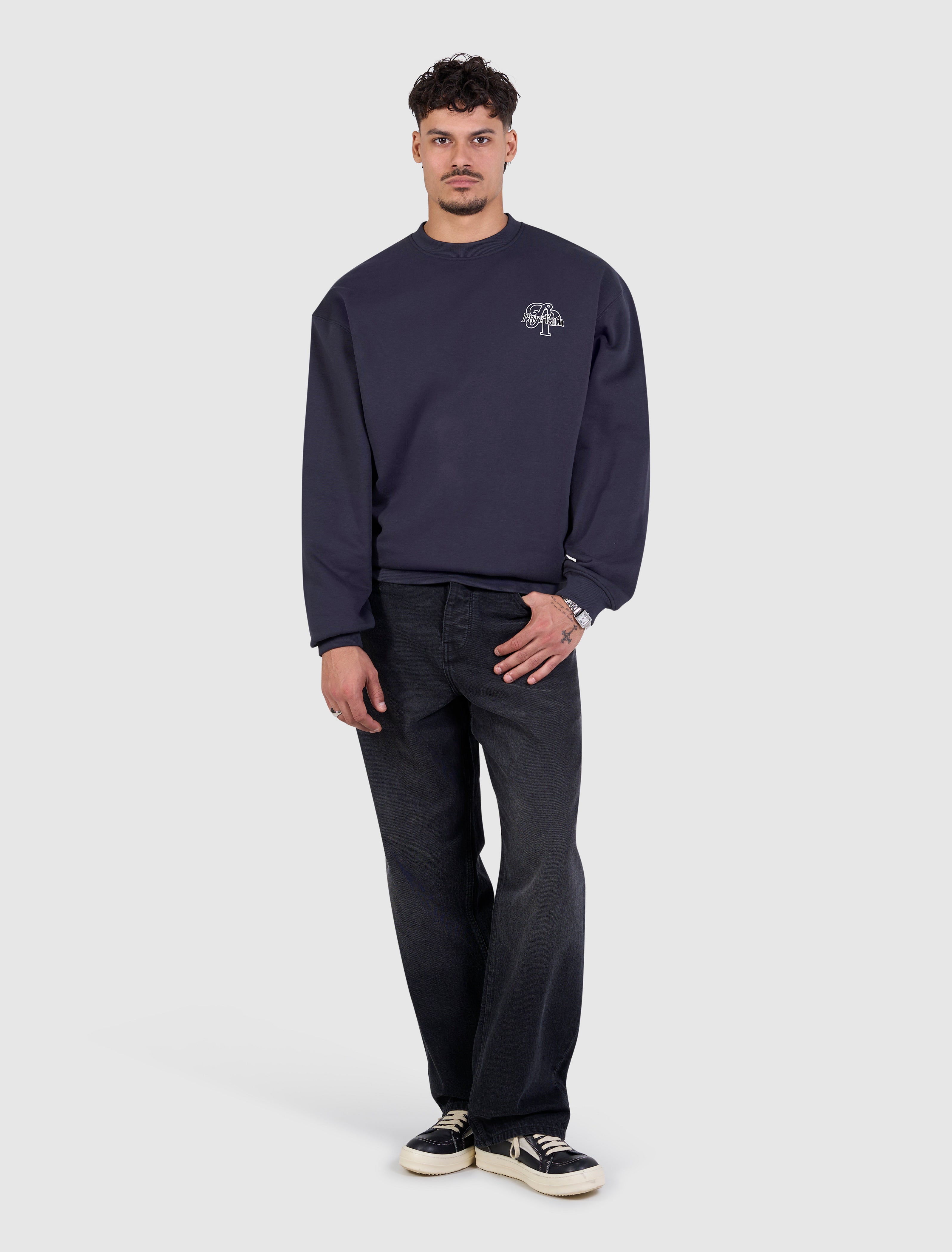 Initials Sweater | Dark Navy