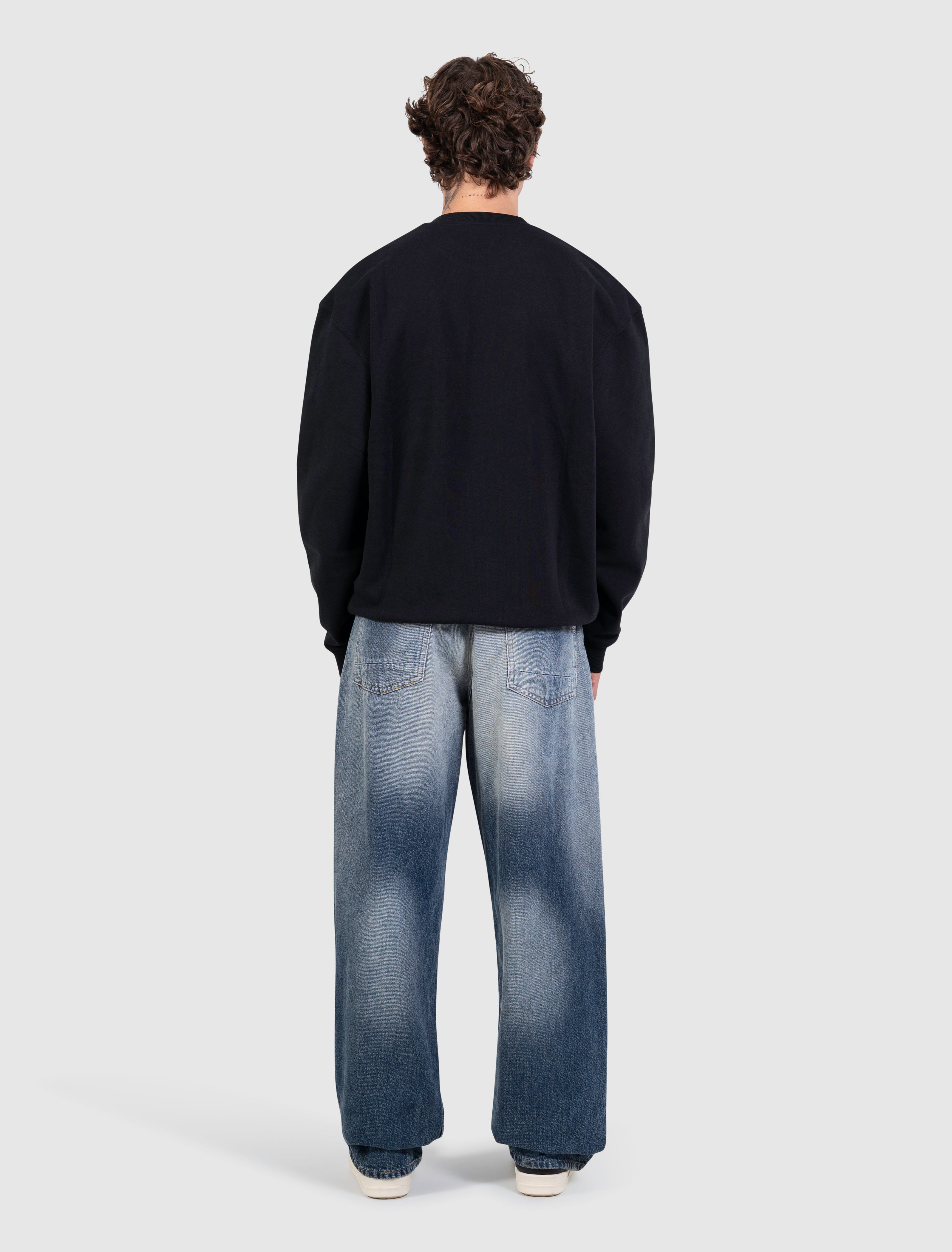 Initials Emblem Sweater | Black
