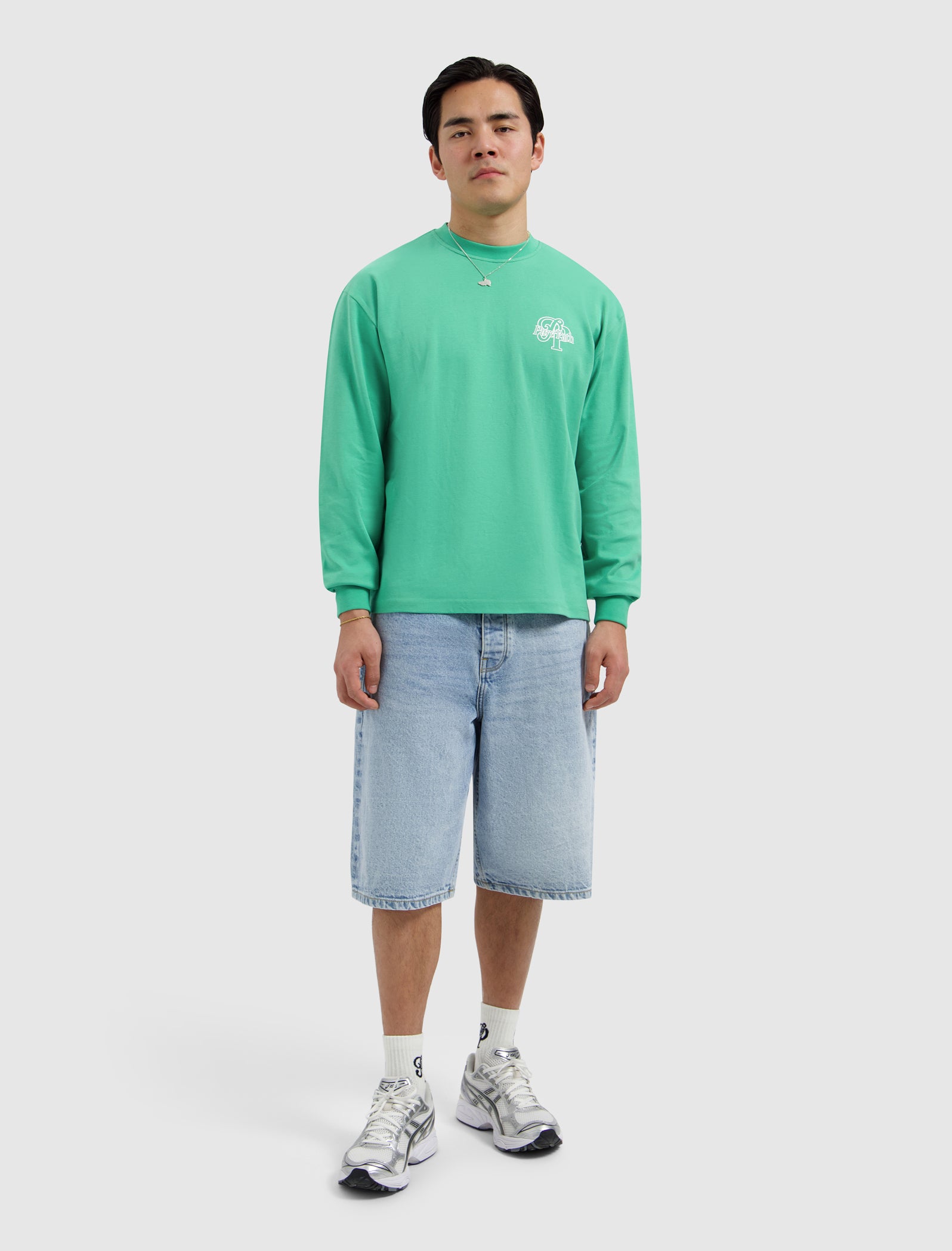 Initials Longsleeve T-shirt | Emerald