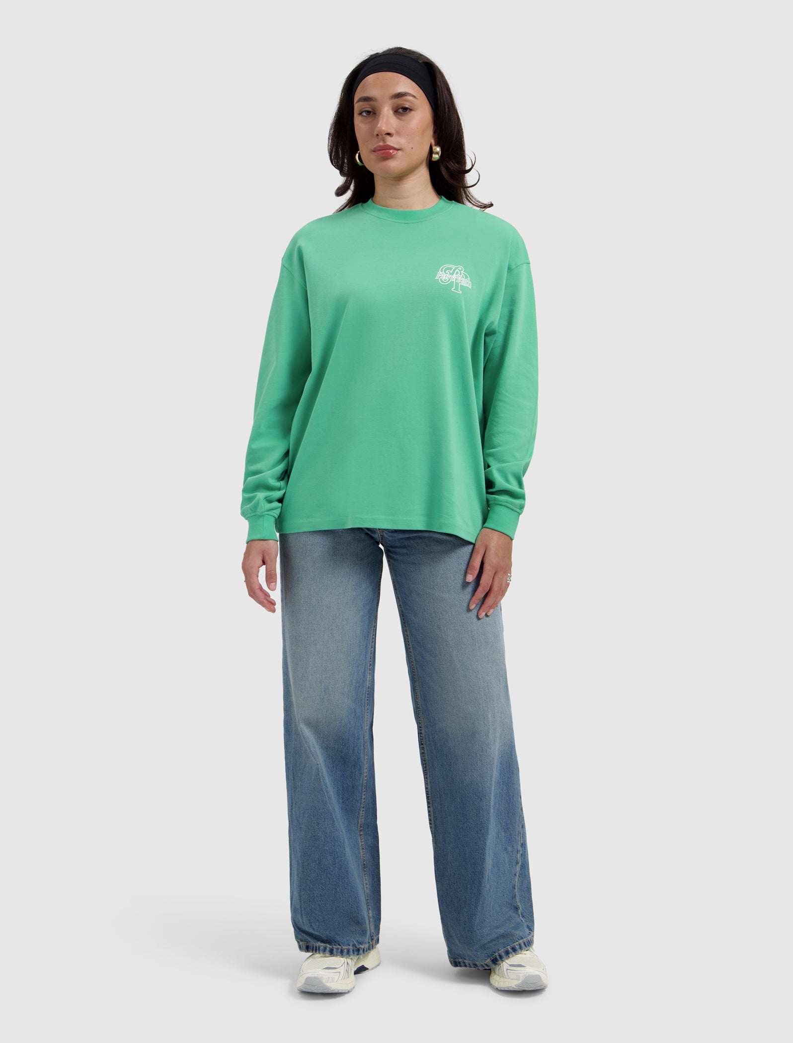 Initials Longsleeve T-shirt | Emerald