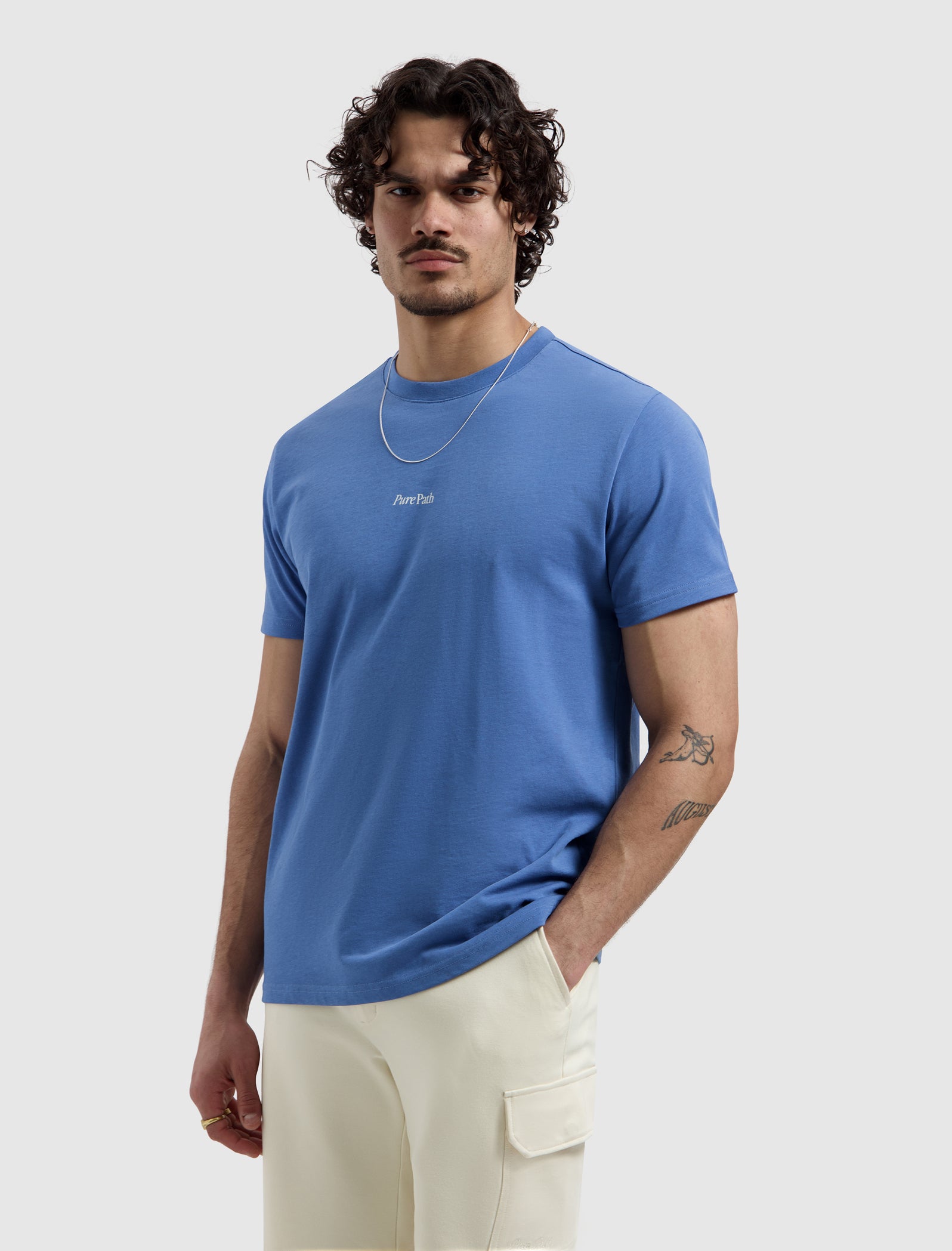 Dreamers View T-shirt | Faded Cobalt