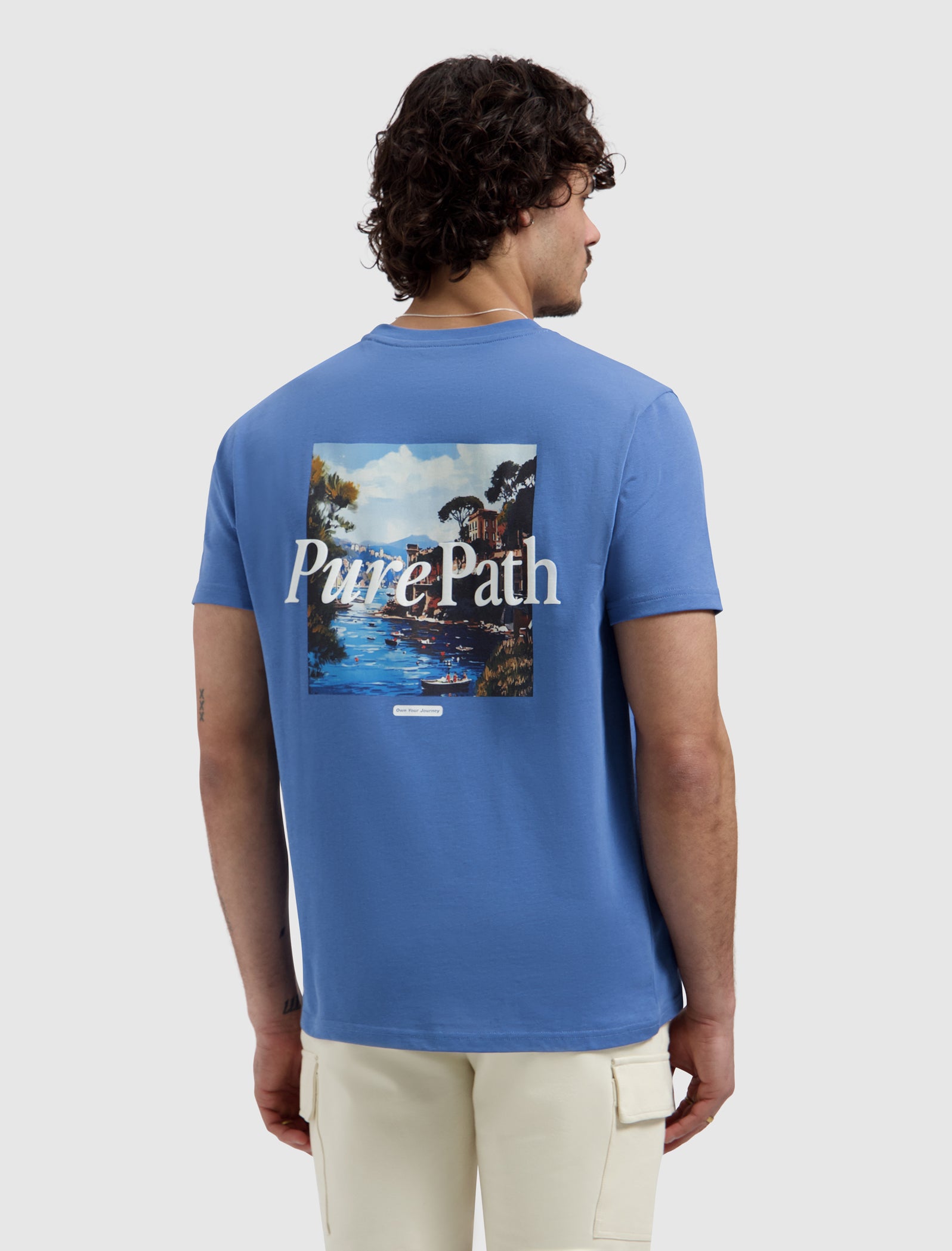 Dreamers View T-shirt | Faded Cobalt