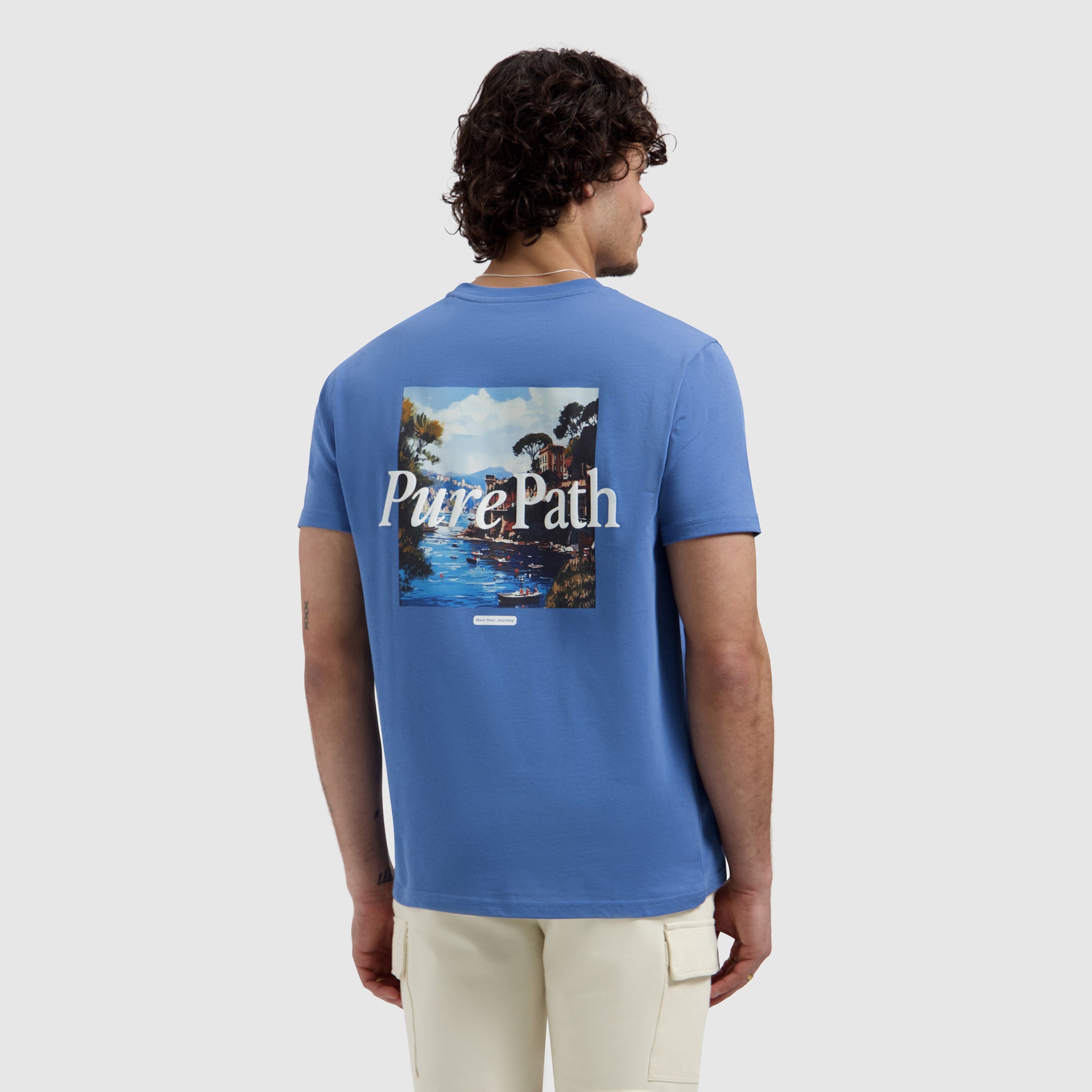 Dreamers View T-shirt | Faded Cobalt