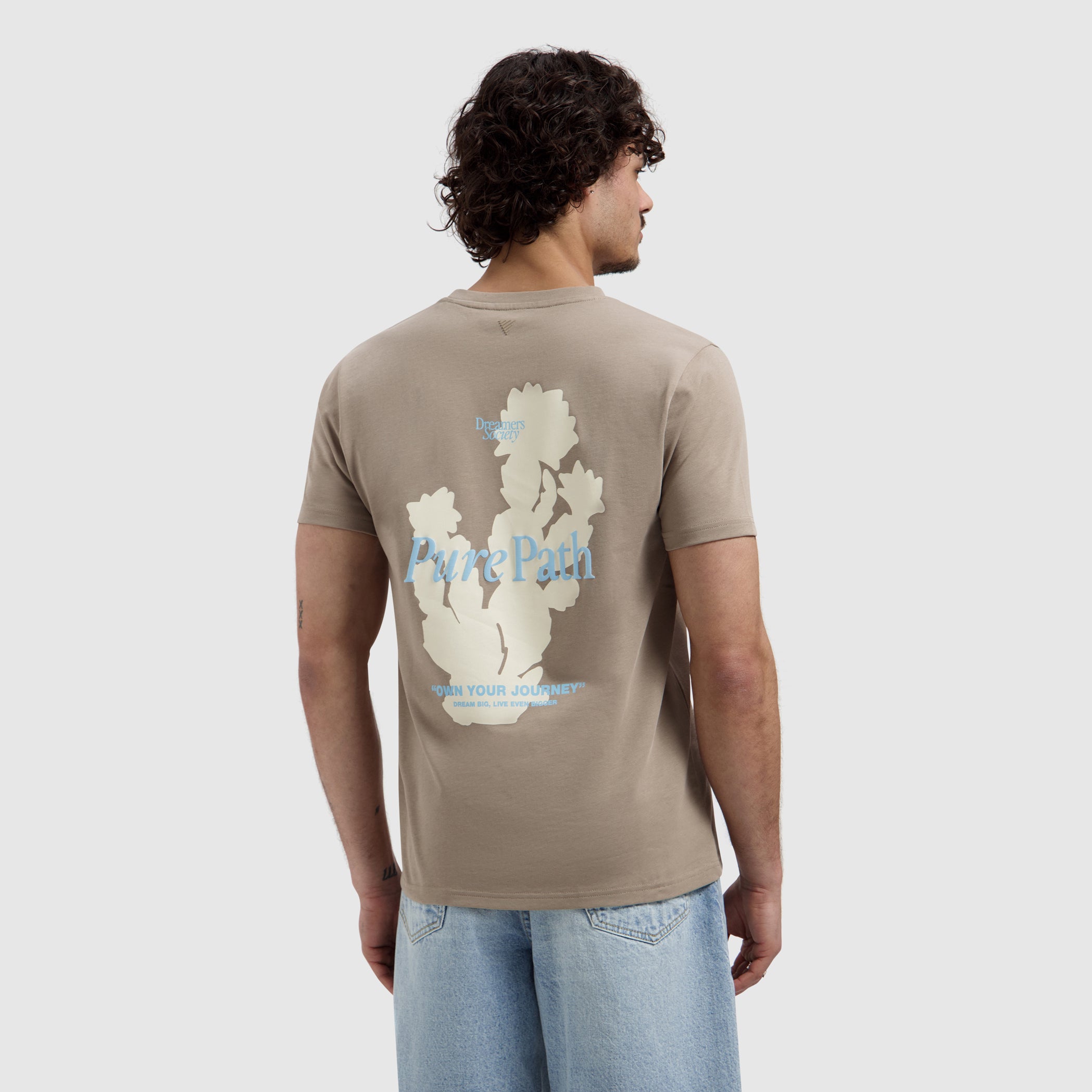 Dreamers Cactus T-shirt | Taupe