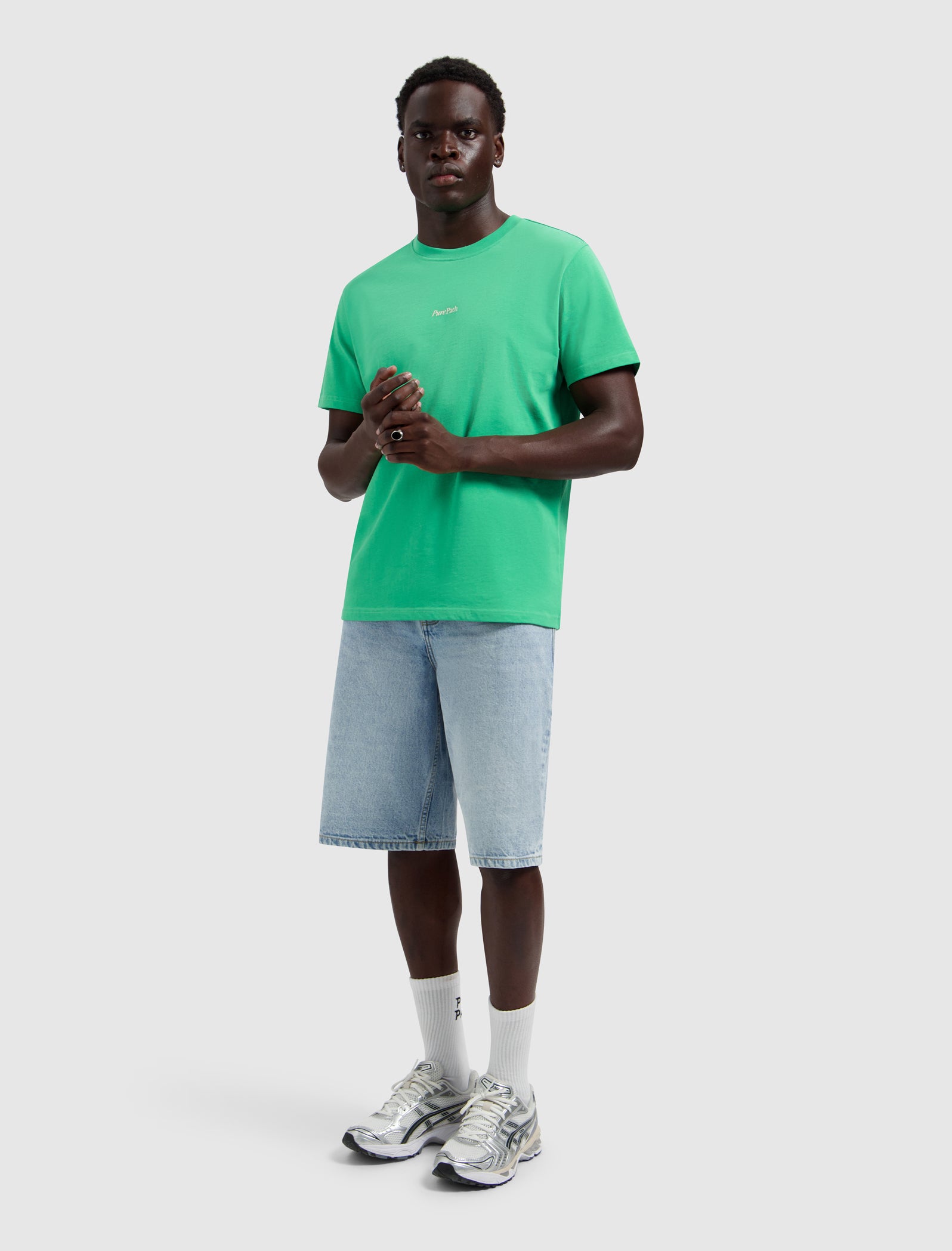 Hybrid Logo T-shirt | Emerald