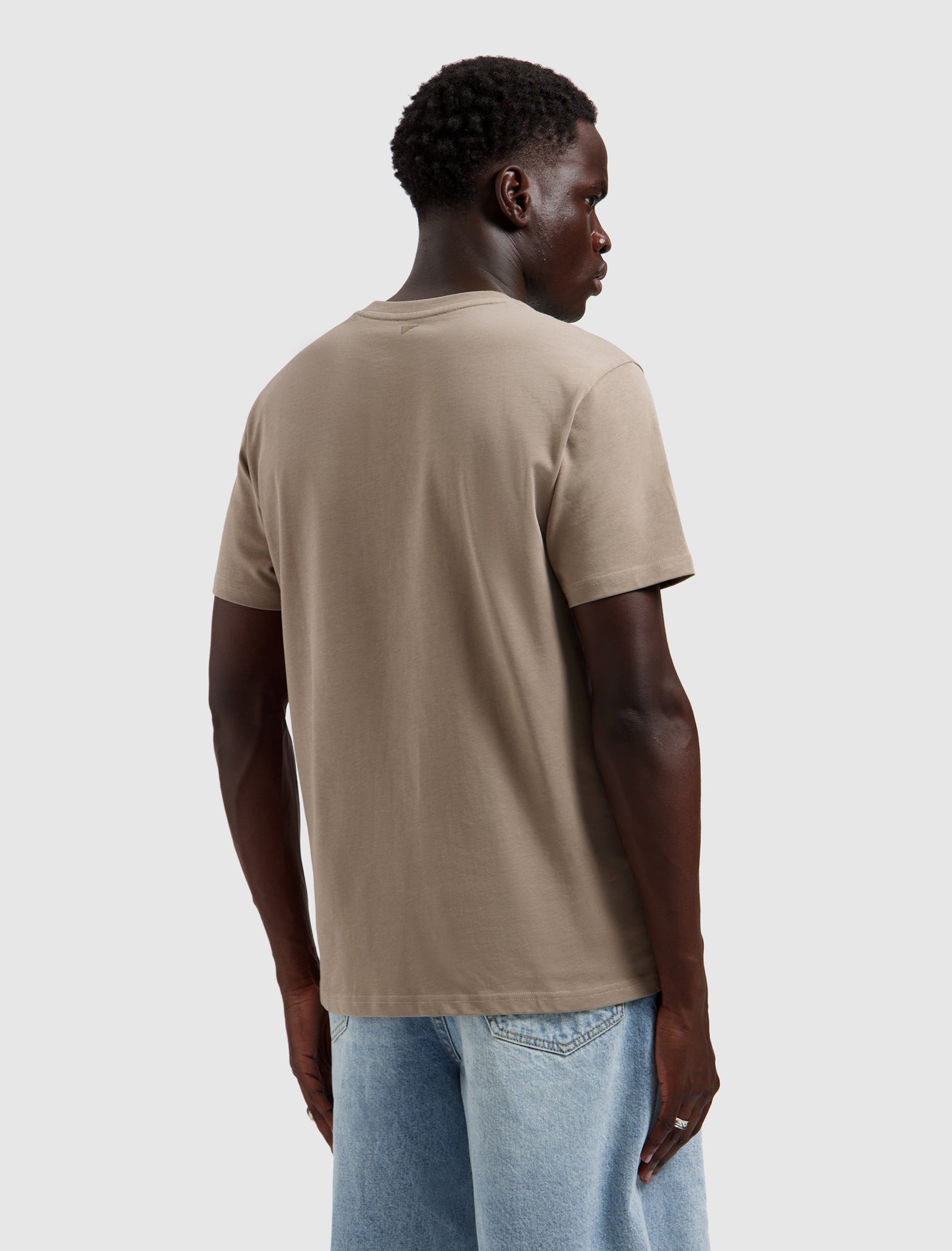 Hybrid Logo T-shirt | Taupe