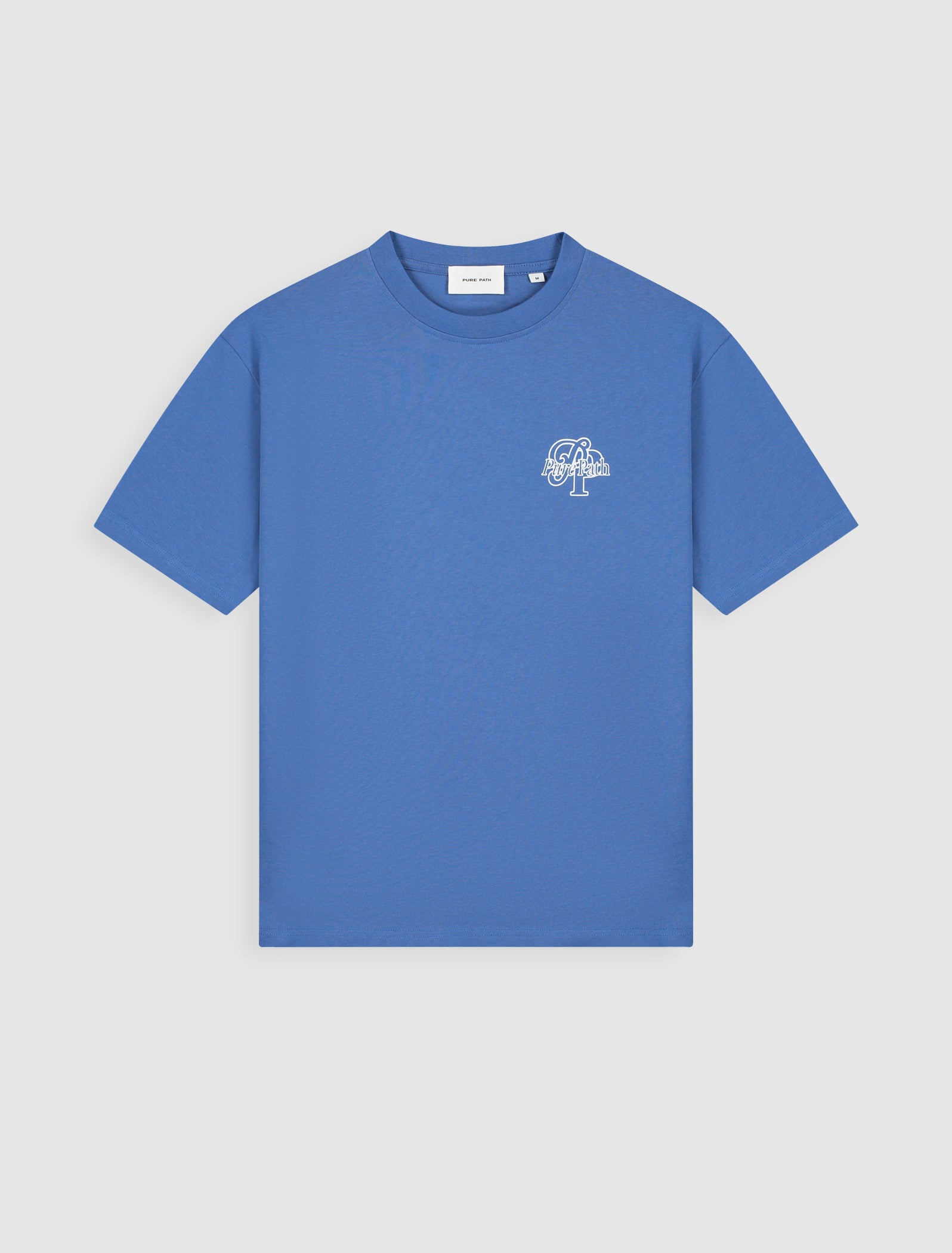 Initials T-shirt | Faded Cobalt
