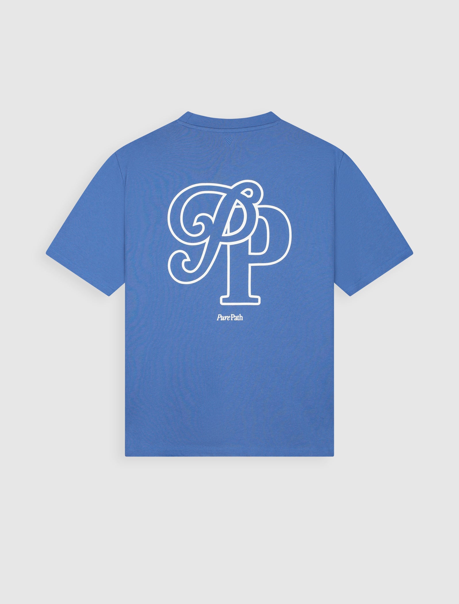 Initials T-shirt | Faded Cobalt