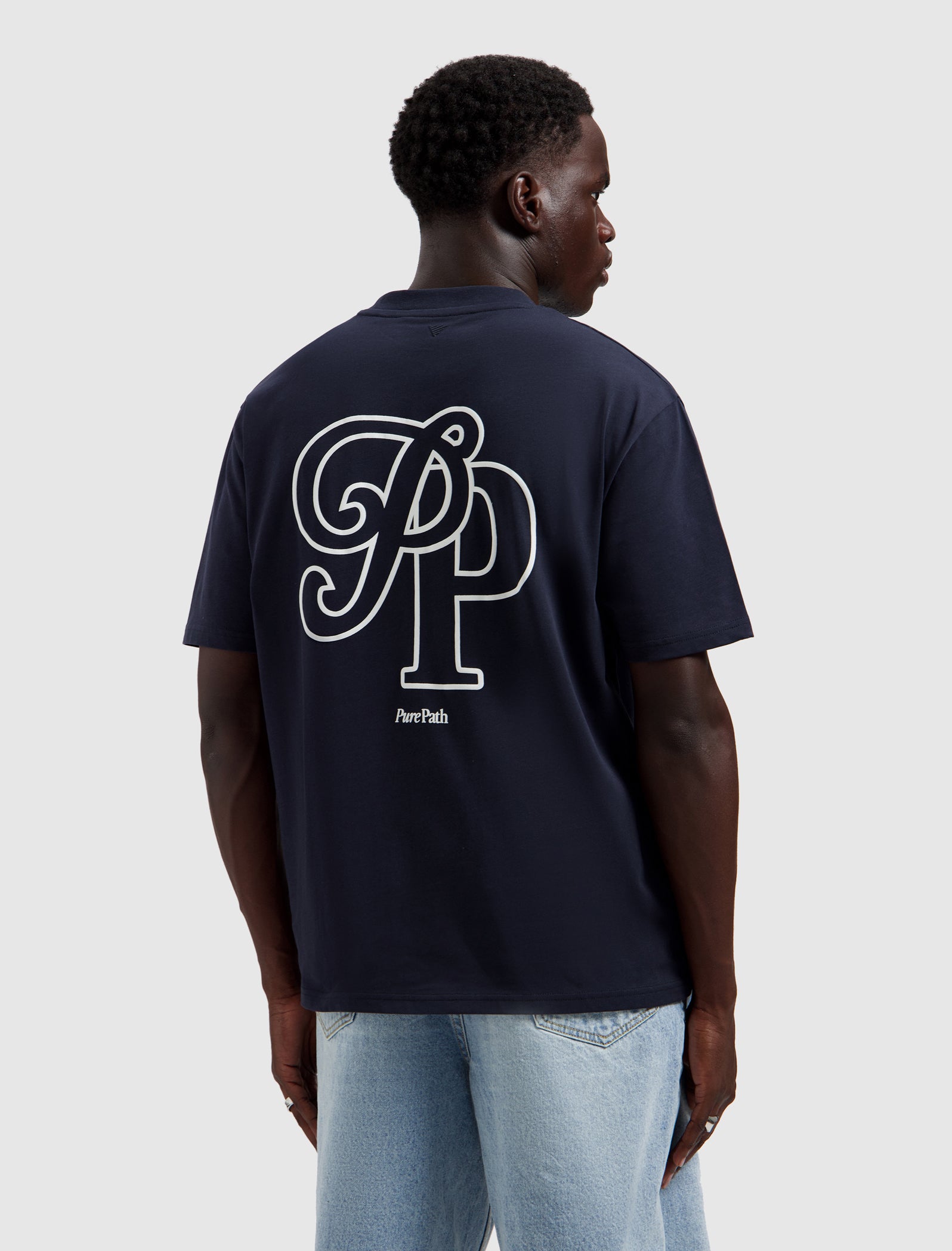 Initials T-shirt | Dark Navy