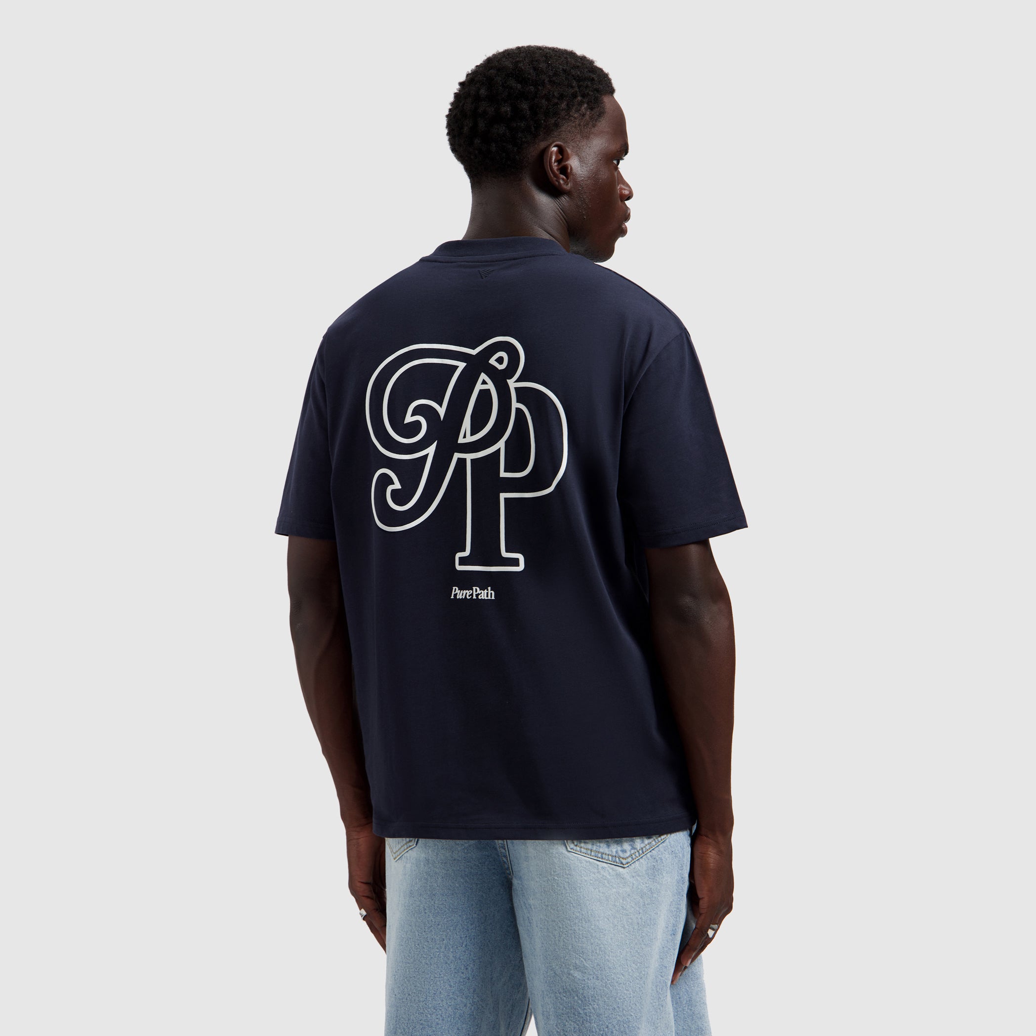 Initials T-shirt | Dark Navy