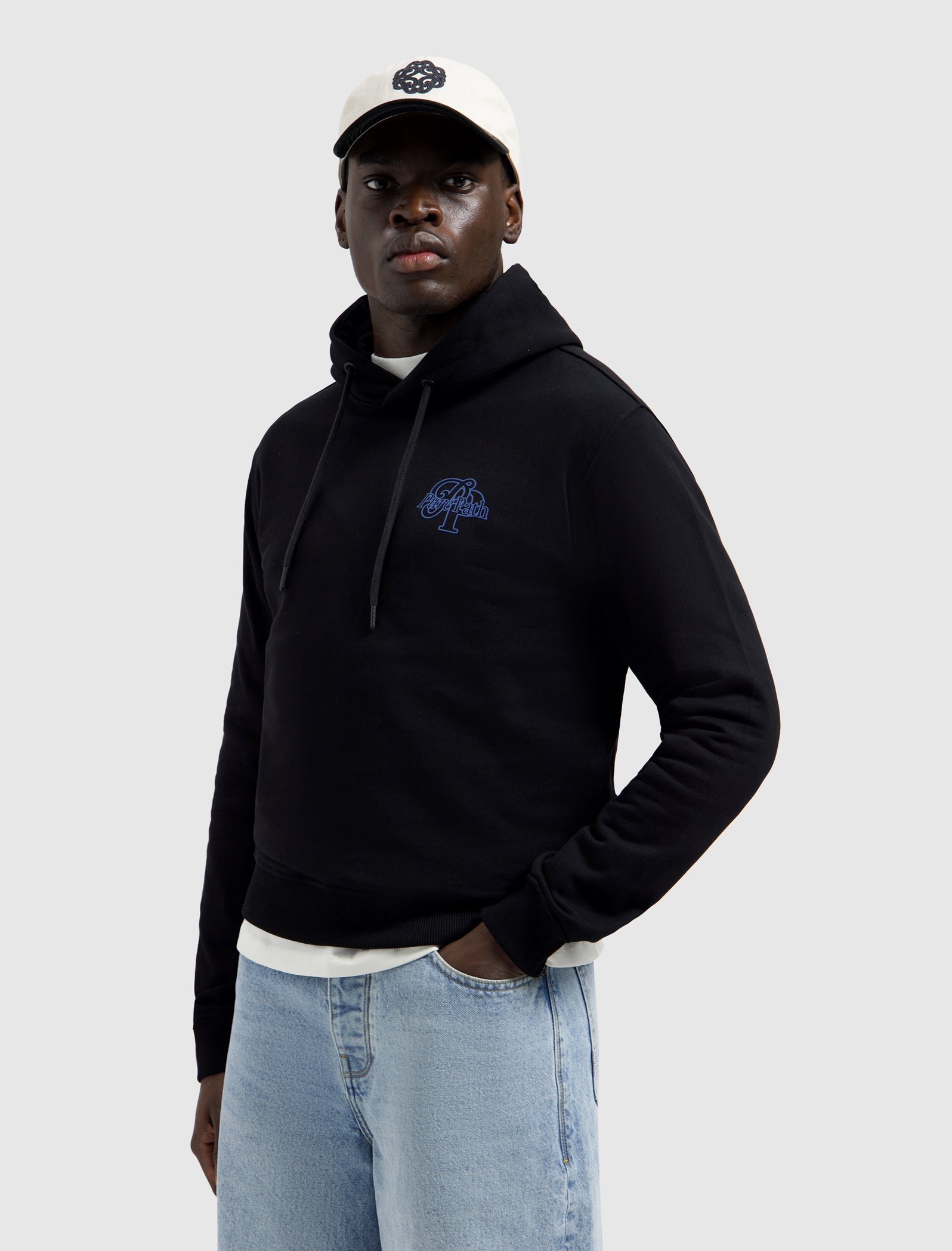 Initials Hoodie | Black