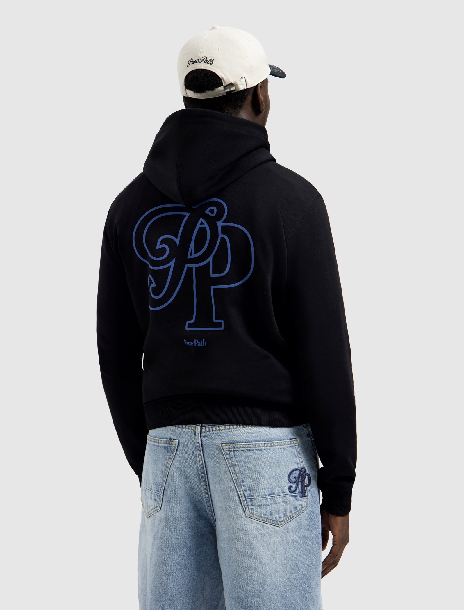 Initials Hoodie | Black