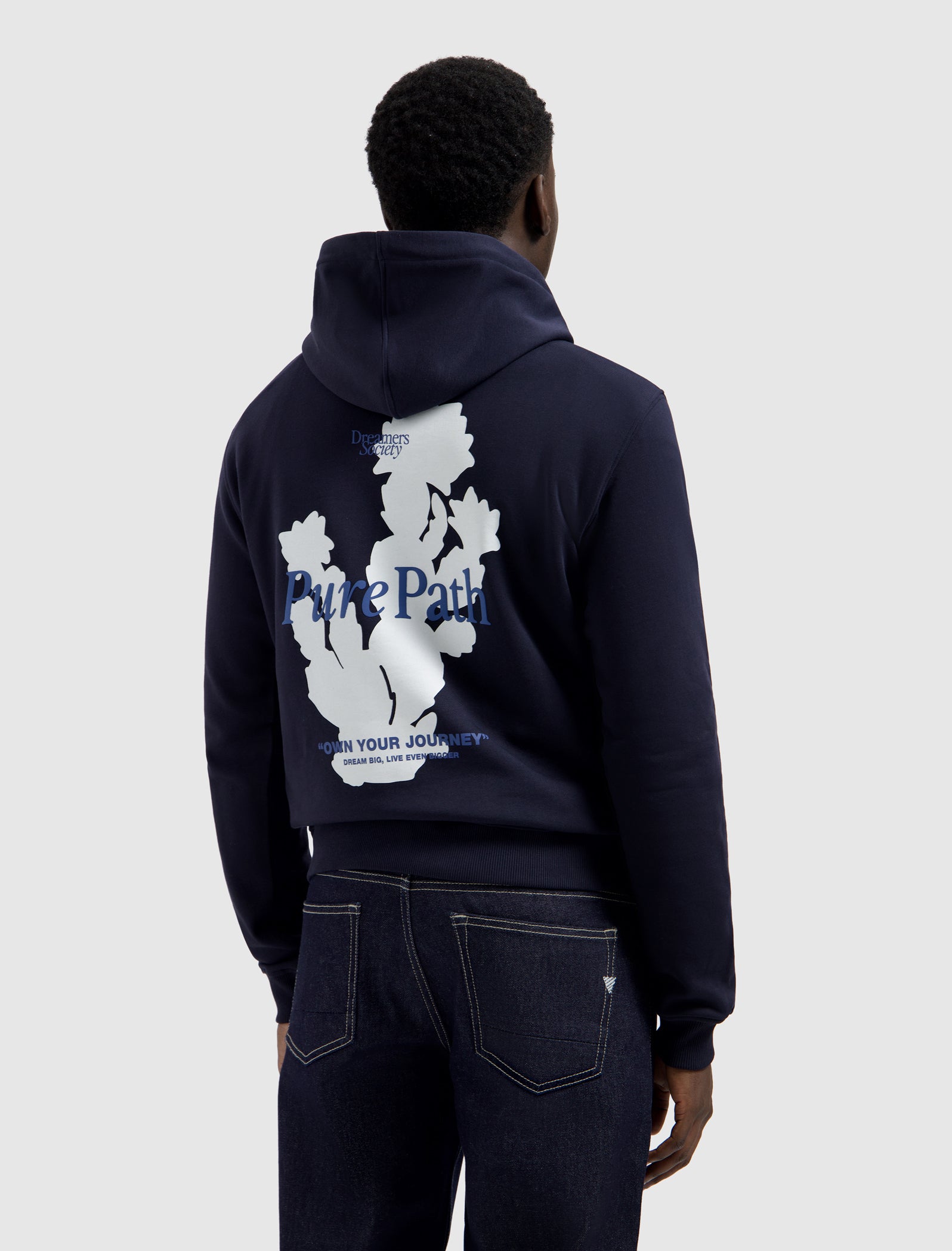 Dreamers Cactus Hoodie | Dark Navy