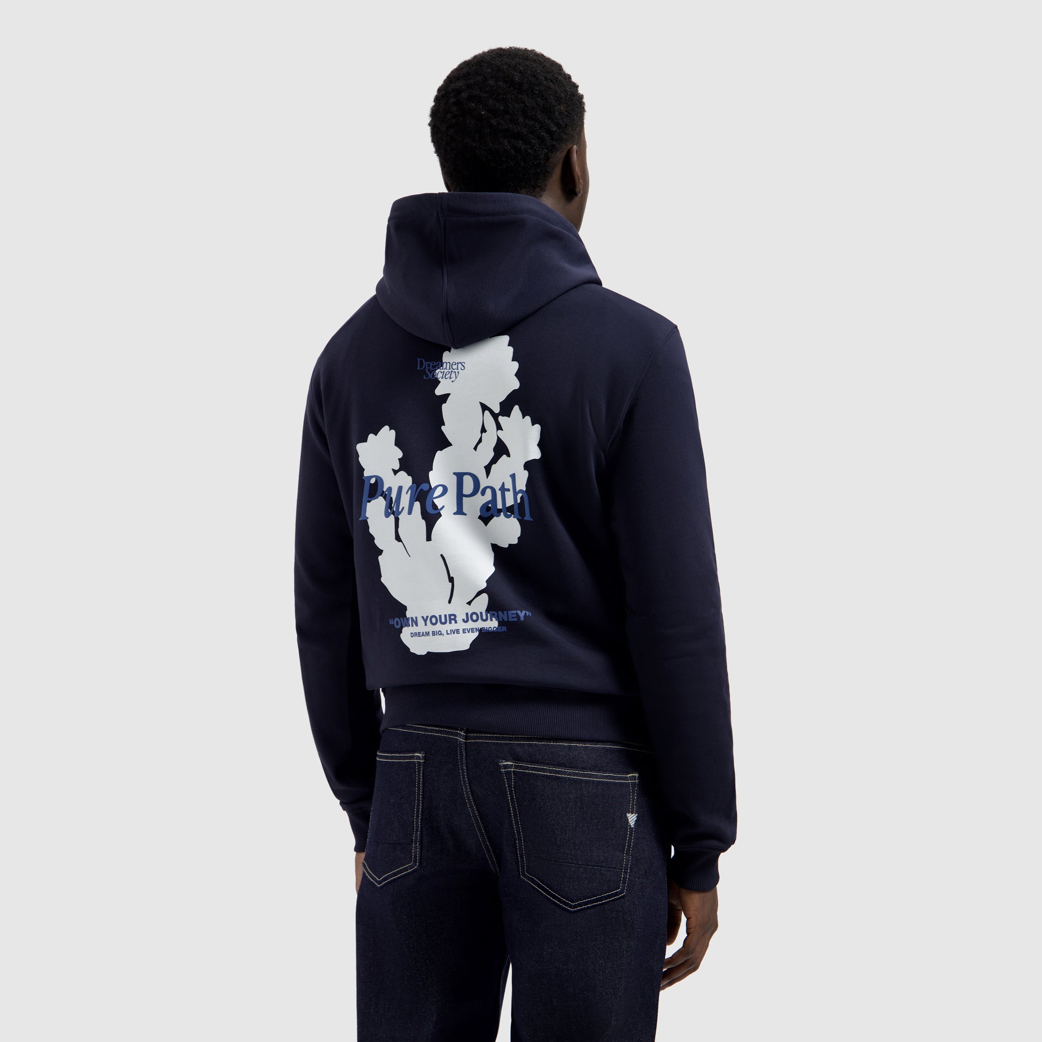 Dreamers Cactus Hoodie | Dark Navy