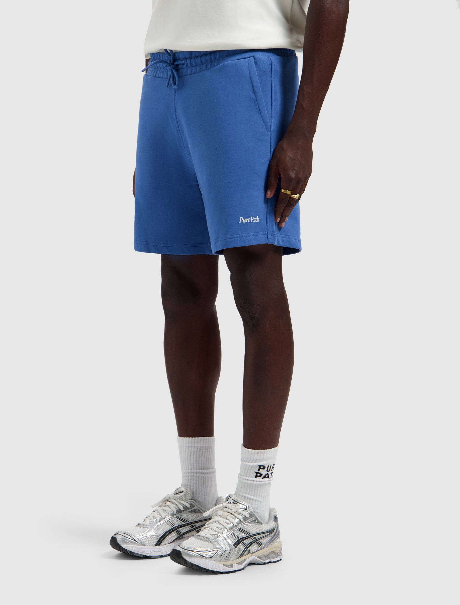 Hybrid Logo Short | Faded Cobalt