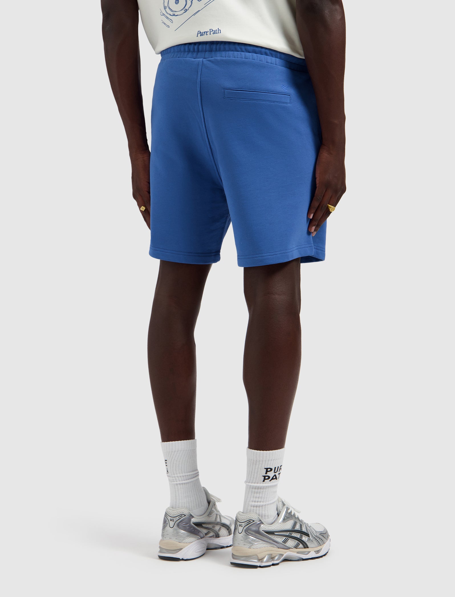 Hybrid Logo Short | Faded Cobalt