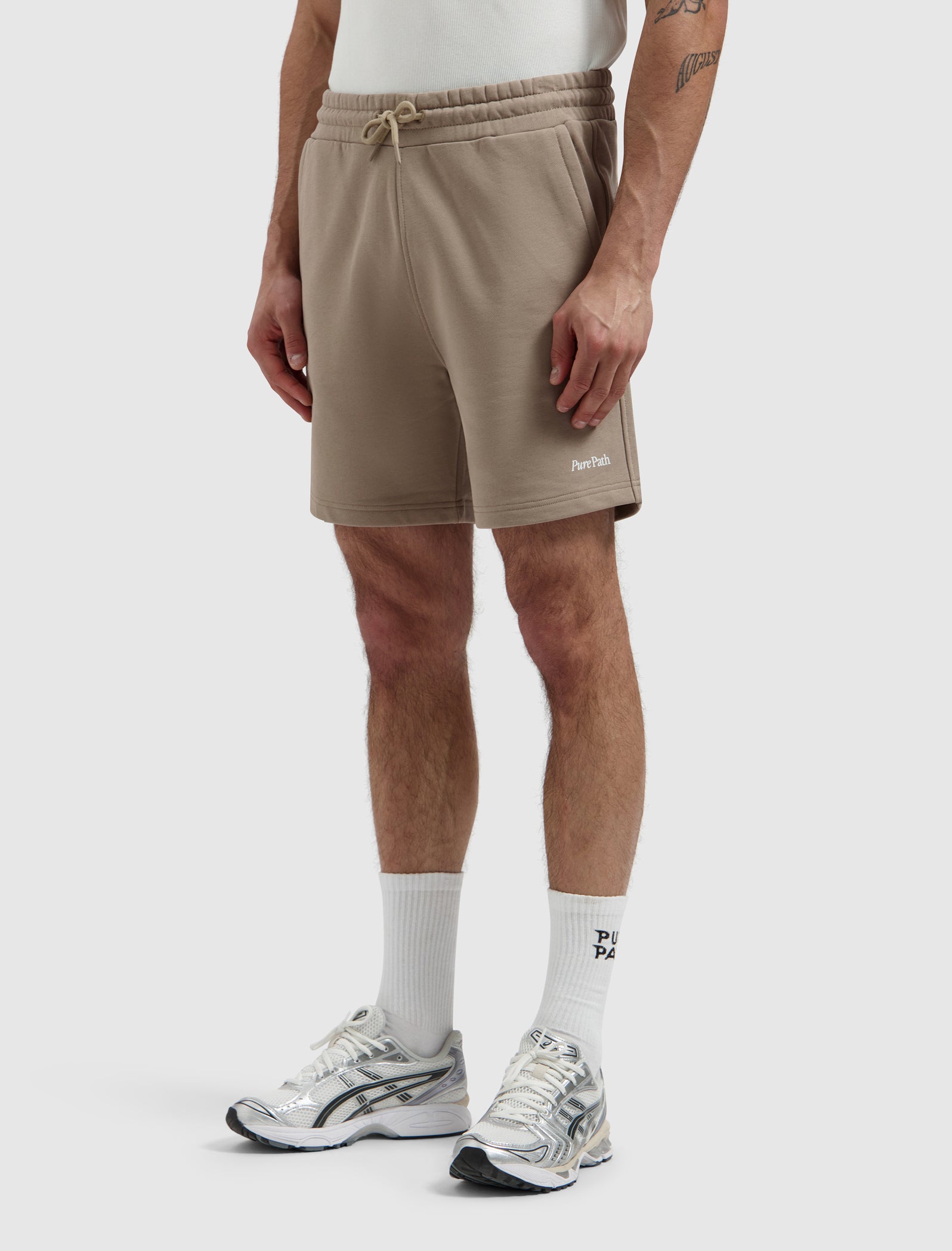 Hybrid Logo Short | Taupe