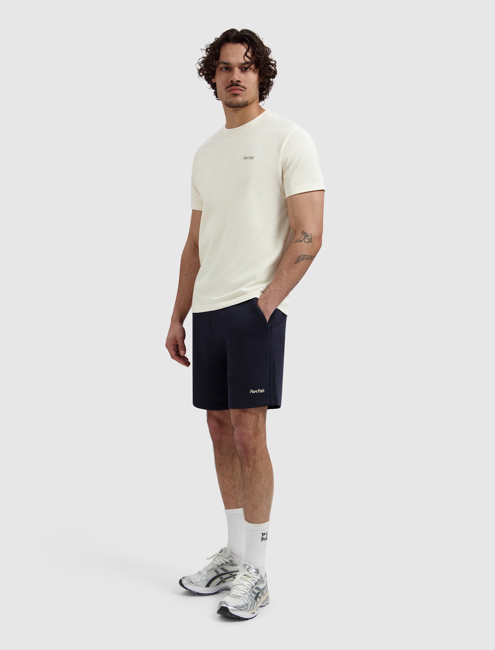 Hybrid Logo Short | Dark Navy