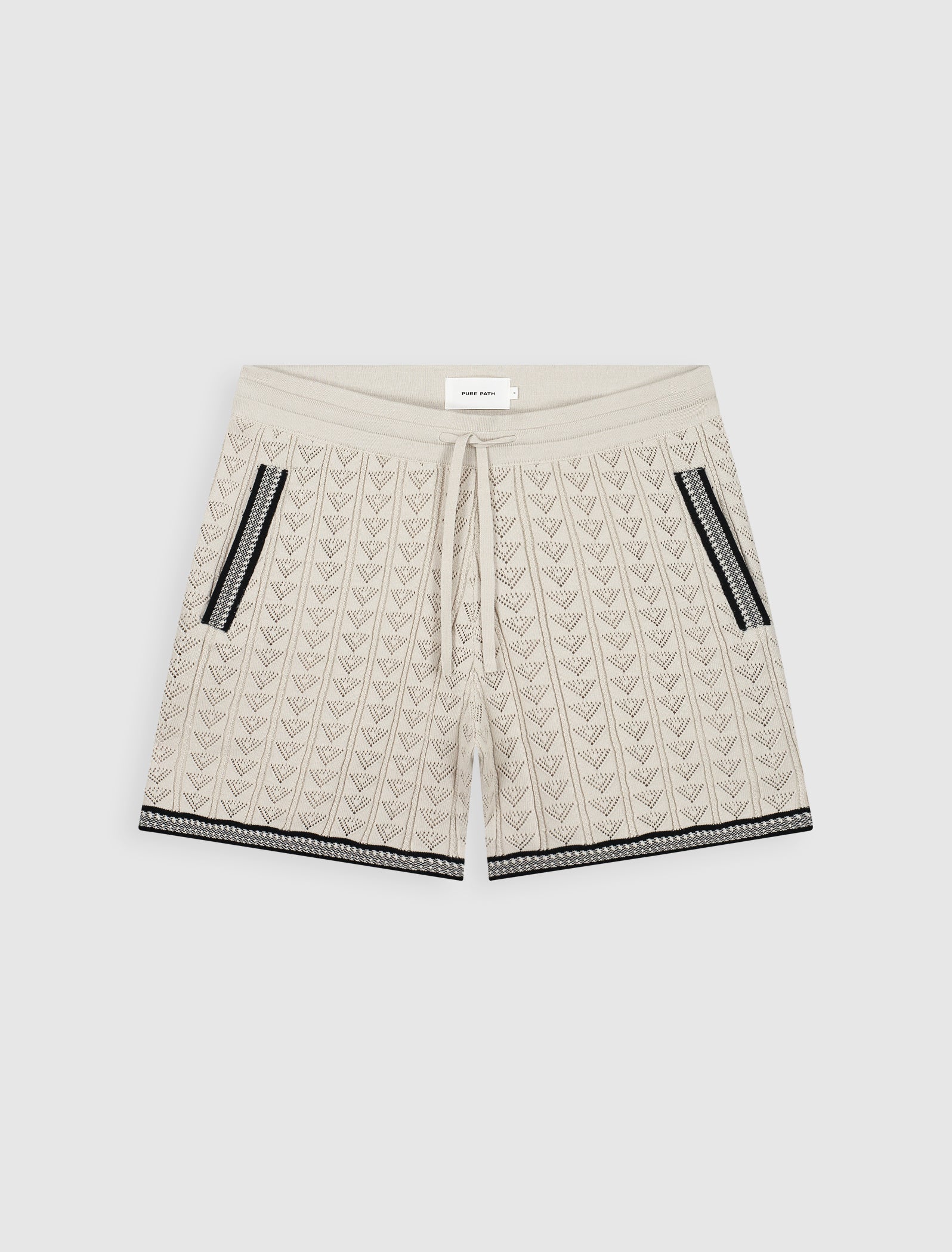 Pointelle Knit Shorts | Sand