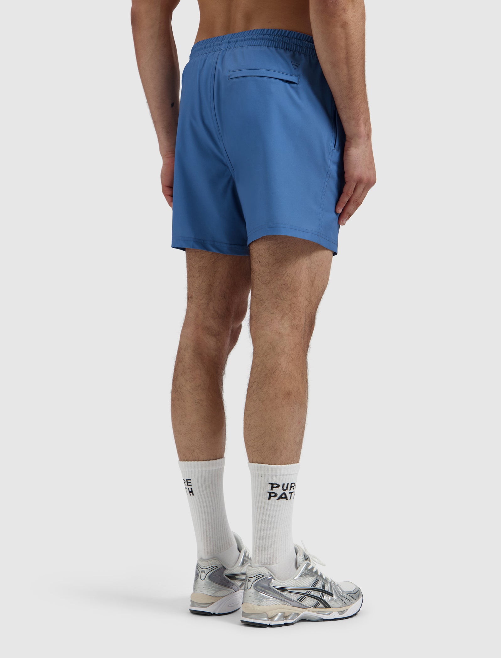 Hybrid Logo Swim Shorts | Faded Cobalt