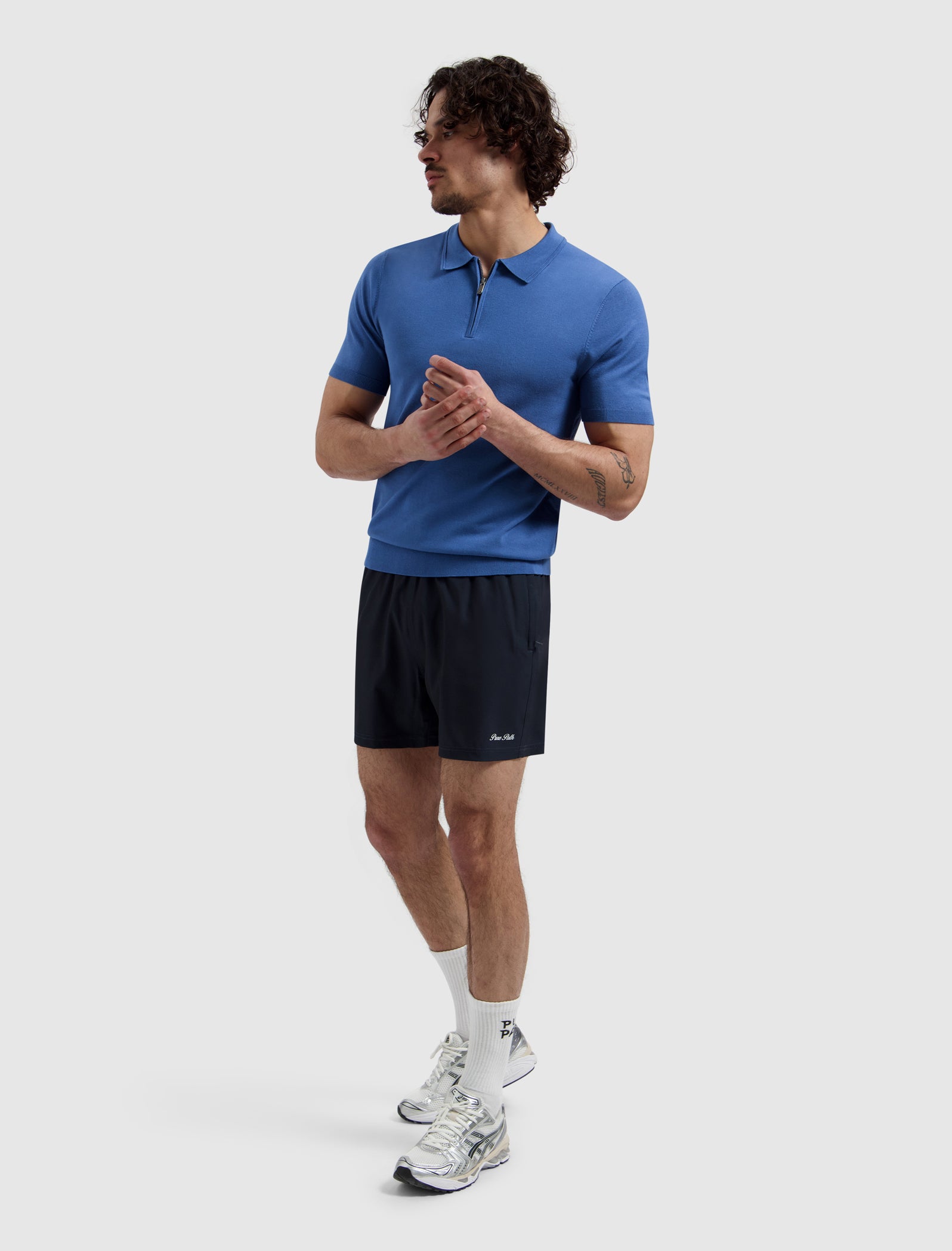 Hybrid Logo Swim Shorts | Dark Navy