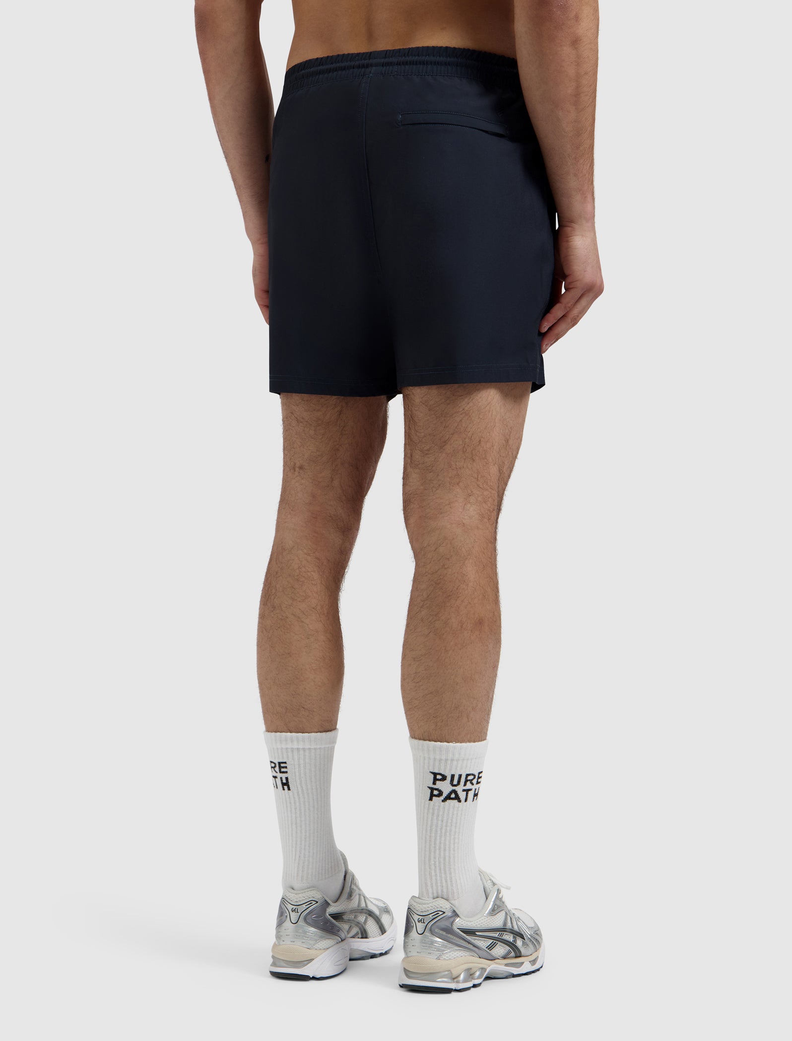 Hybrid Logo Swim Shorts | Dark Navy