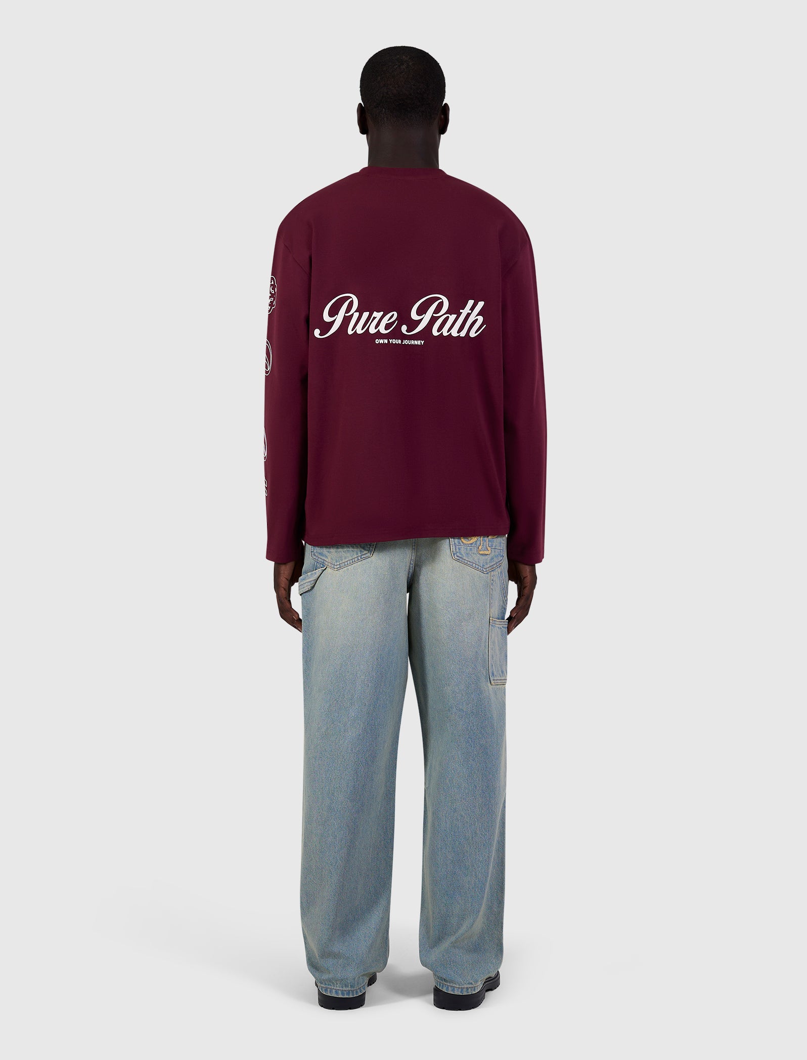 Essence Of Life Longsleeve T-shirt | Wine Red